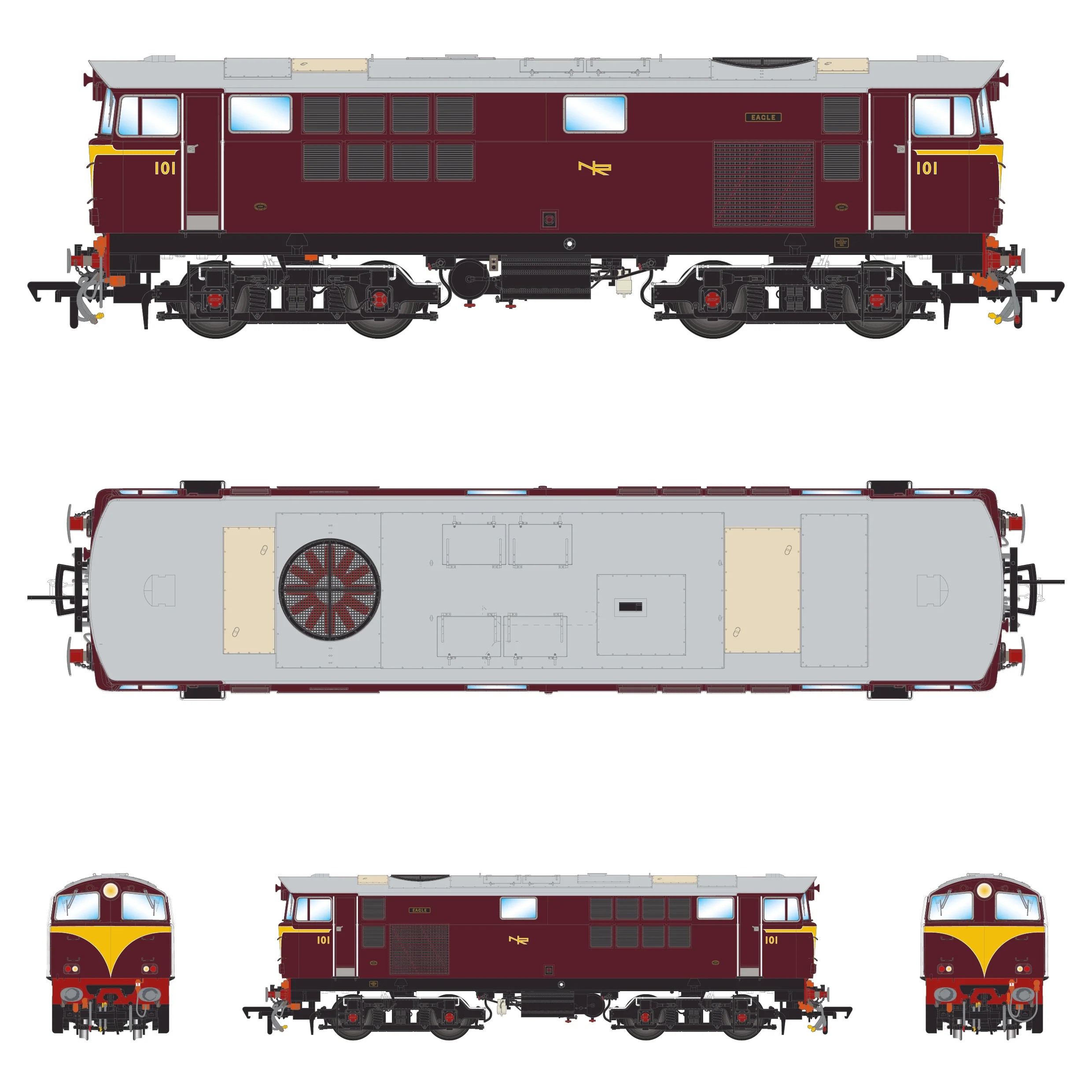 101 'Eagle' Maroon (as delivered) - Image 3