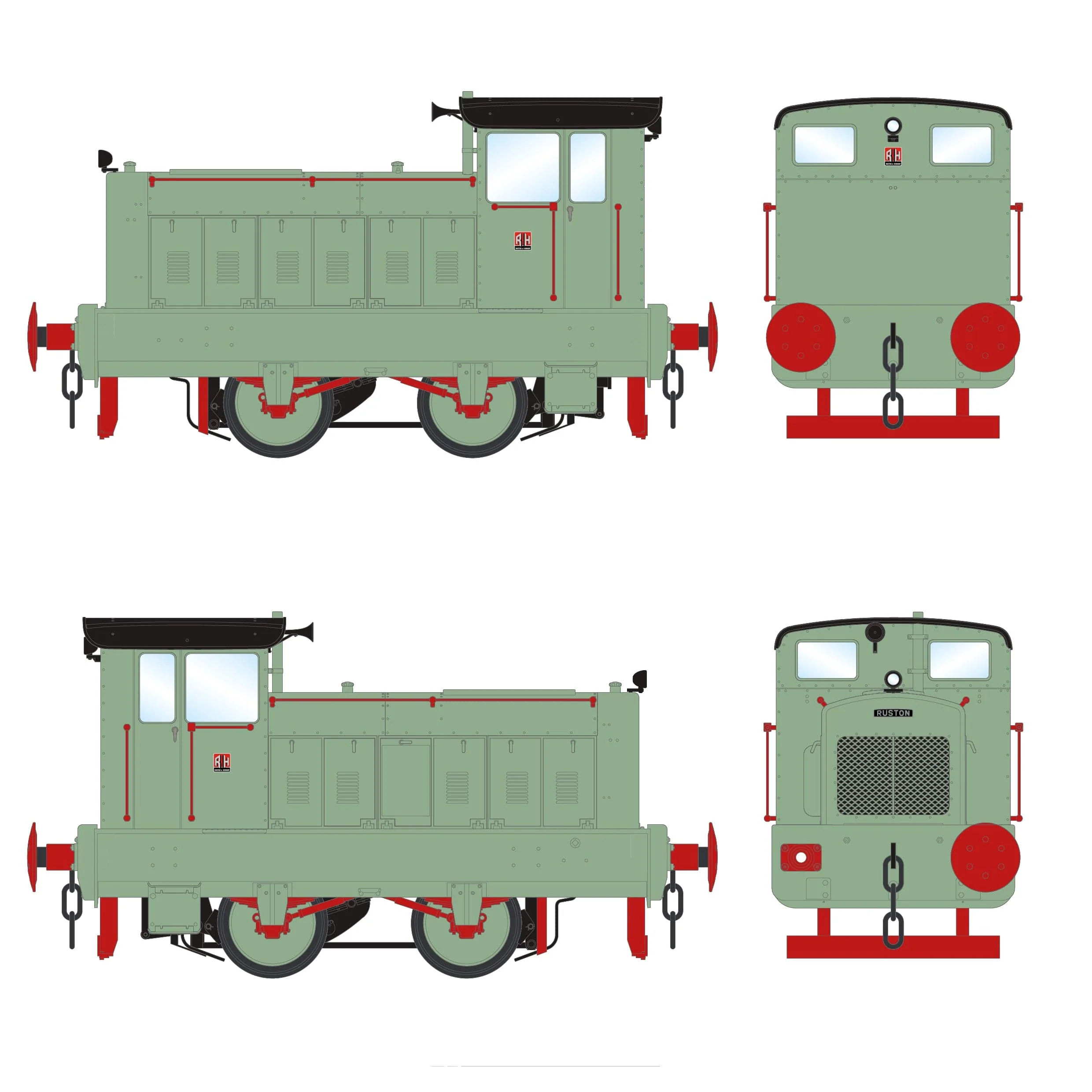 412427/1957 - Bowaters Northfleet - Industrial Pale Green - DCC Sound Fitted - Image 3
