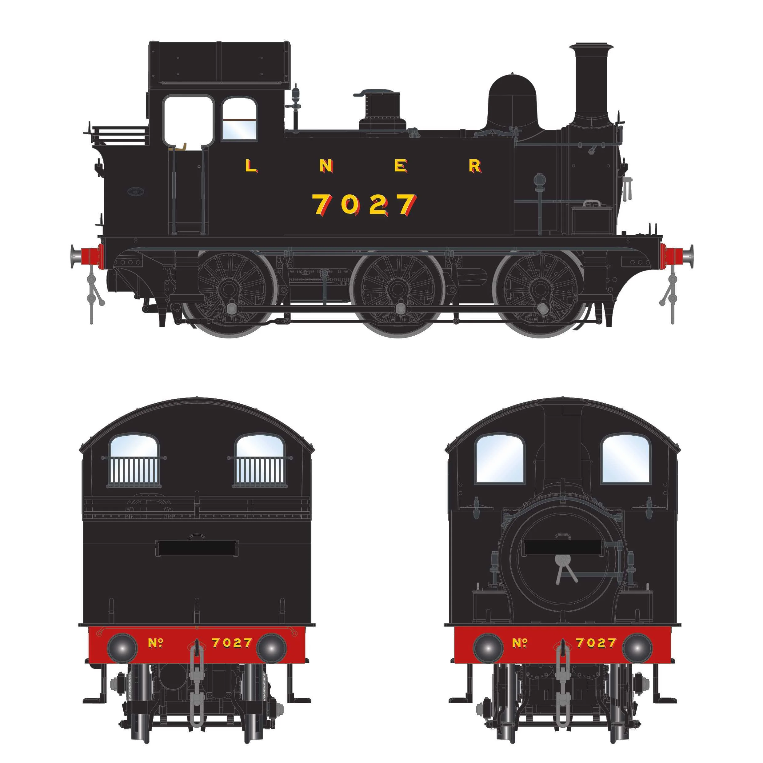 7027 - LNER J68 - Image 3