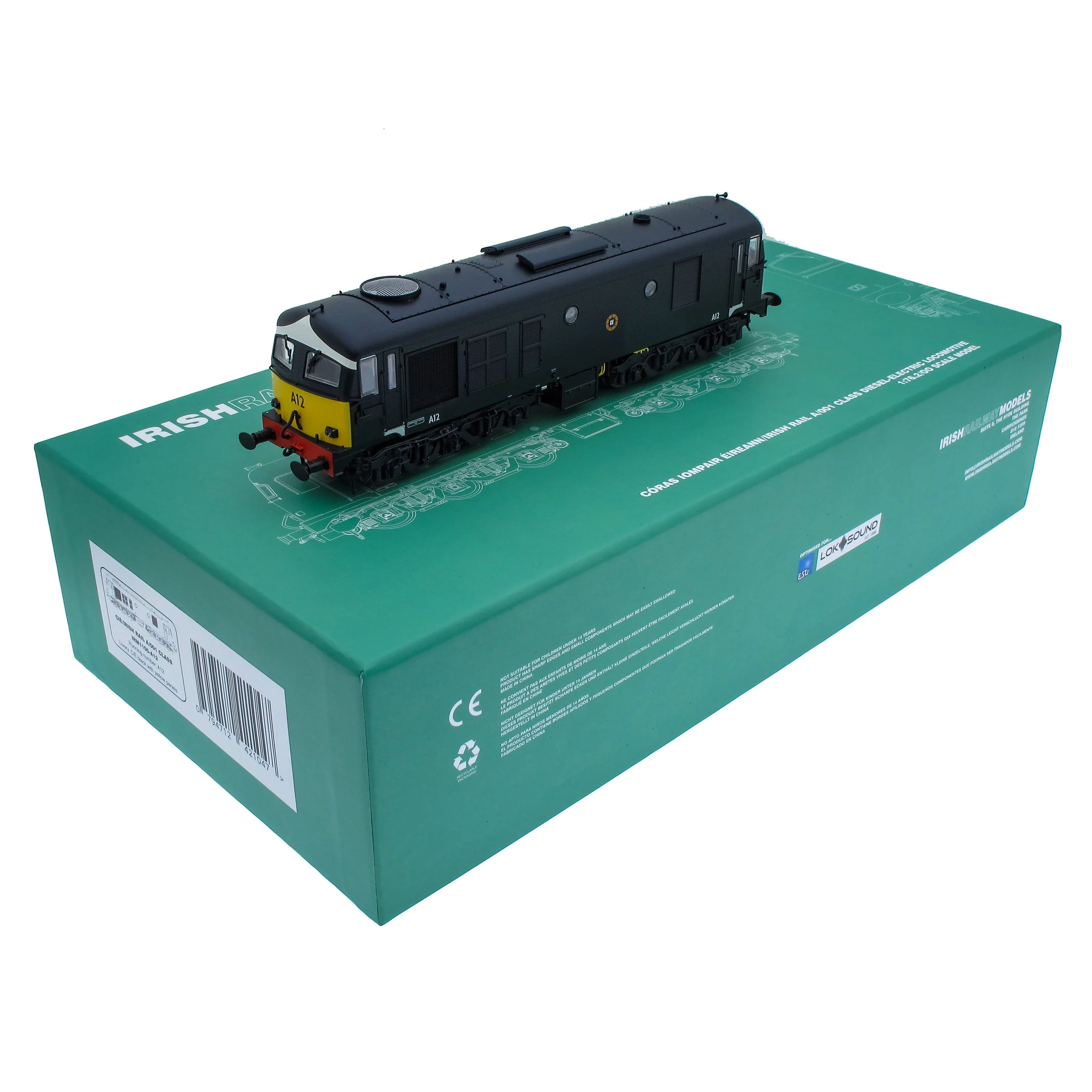 A12 - A Class Locomotive - Black with Yellow - Image 17