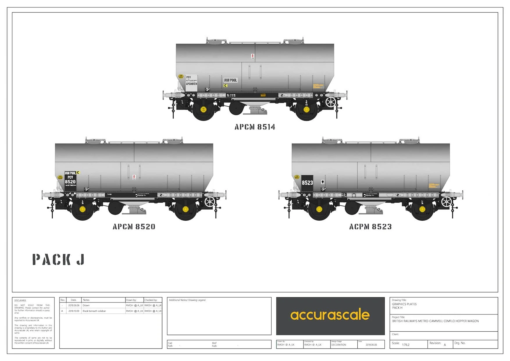 APCM Cemflo / PCV Powder Wagon - Triple Pack - APCM8514, APCM8520, APCM8523 - Image 3
