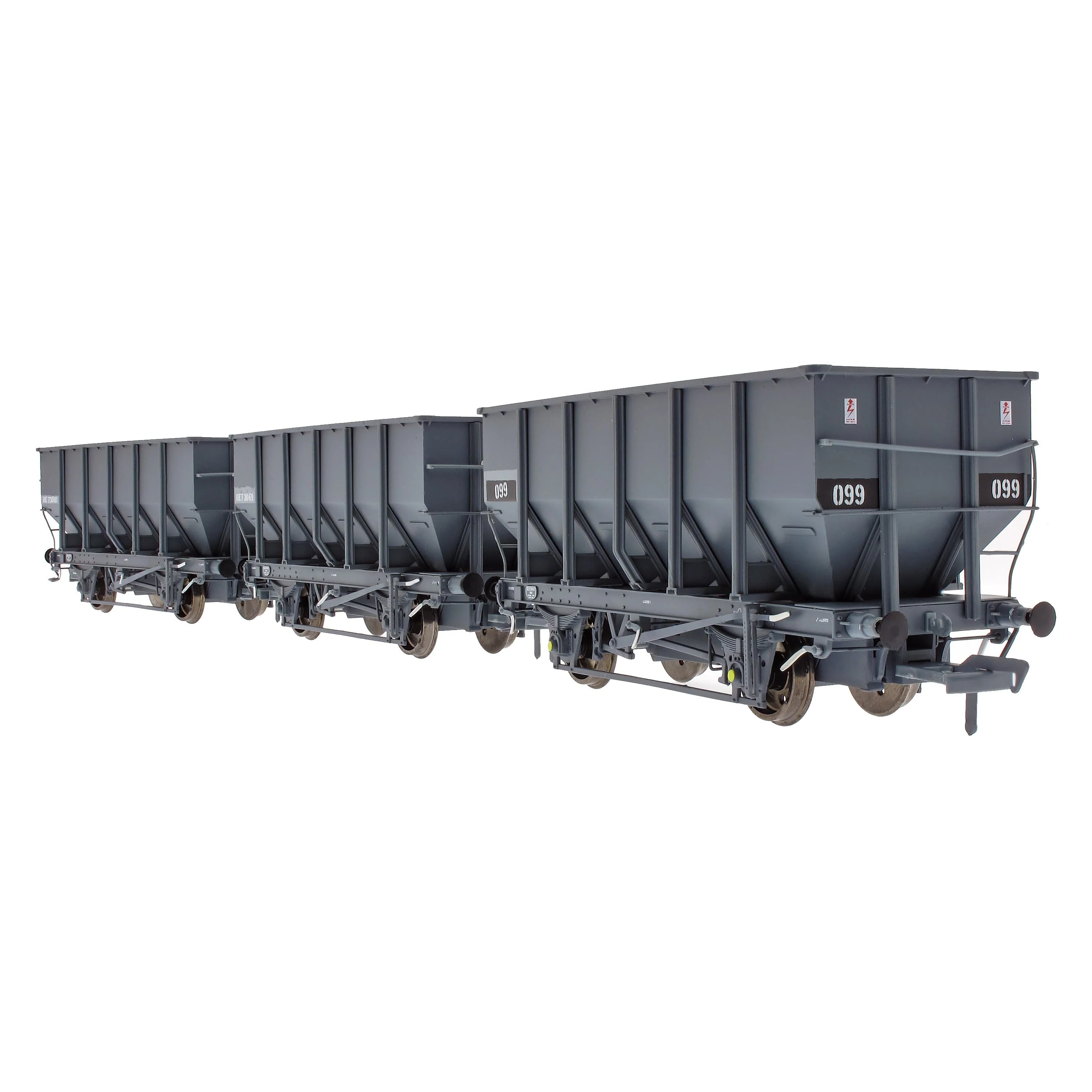BR 24.5T HOP24/HUO Coal Hopper - Dark Grey - NCB / Internal User - Pack L - Image 8