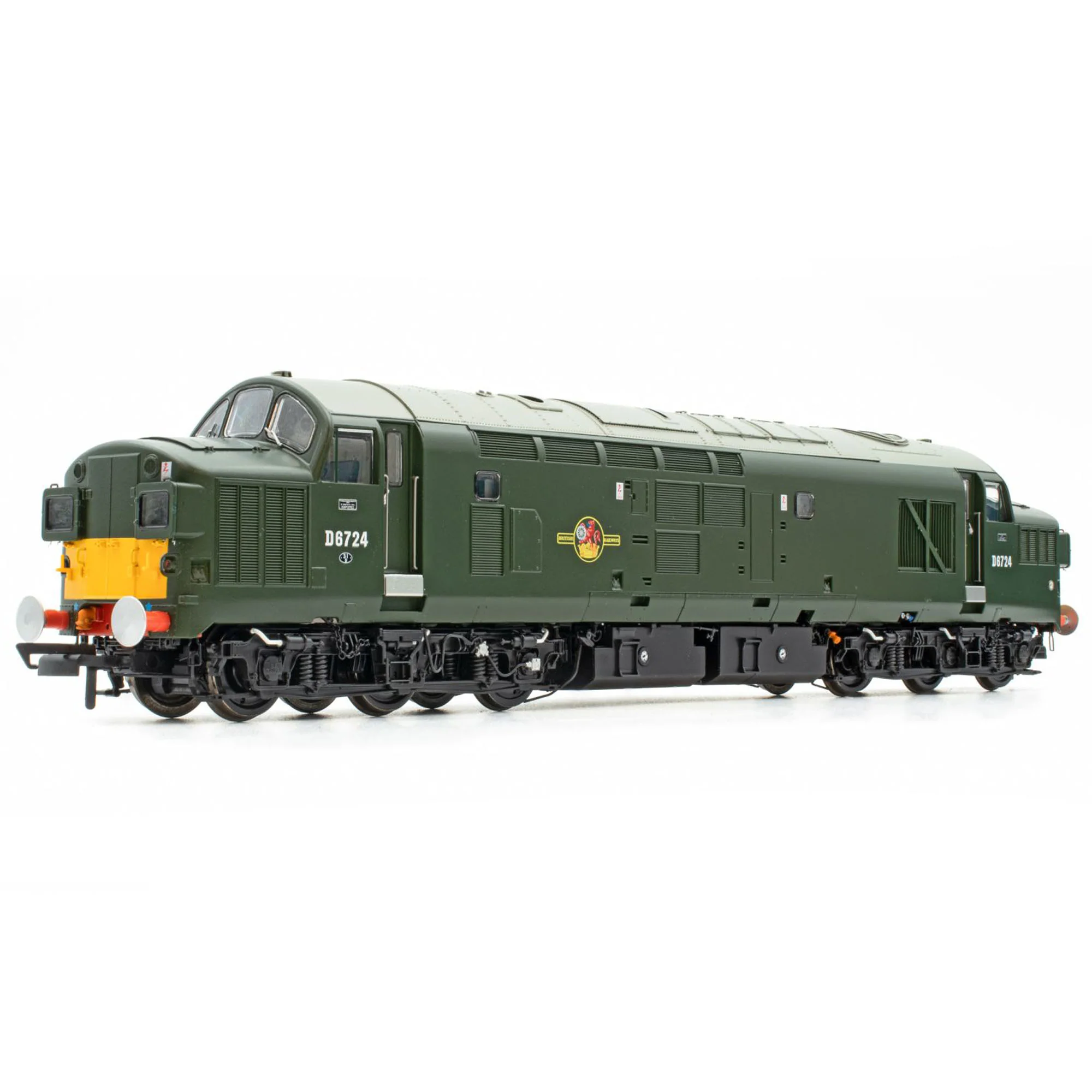 BR Class 37 - BR Green (Small Yellow Panels) - D6724 - Image 2