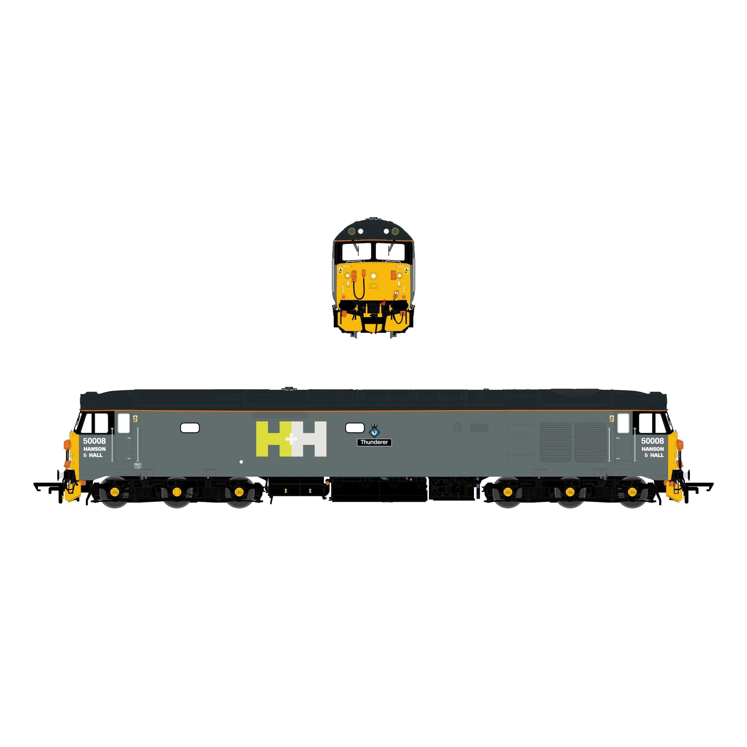 BR Class 50 - Hanson+Hall/Rail Adventure - 50008 'Thunderer' - Image 3