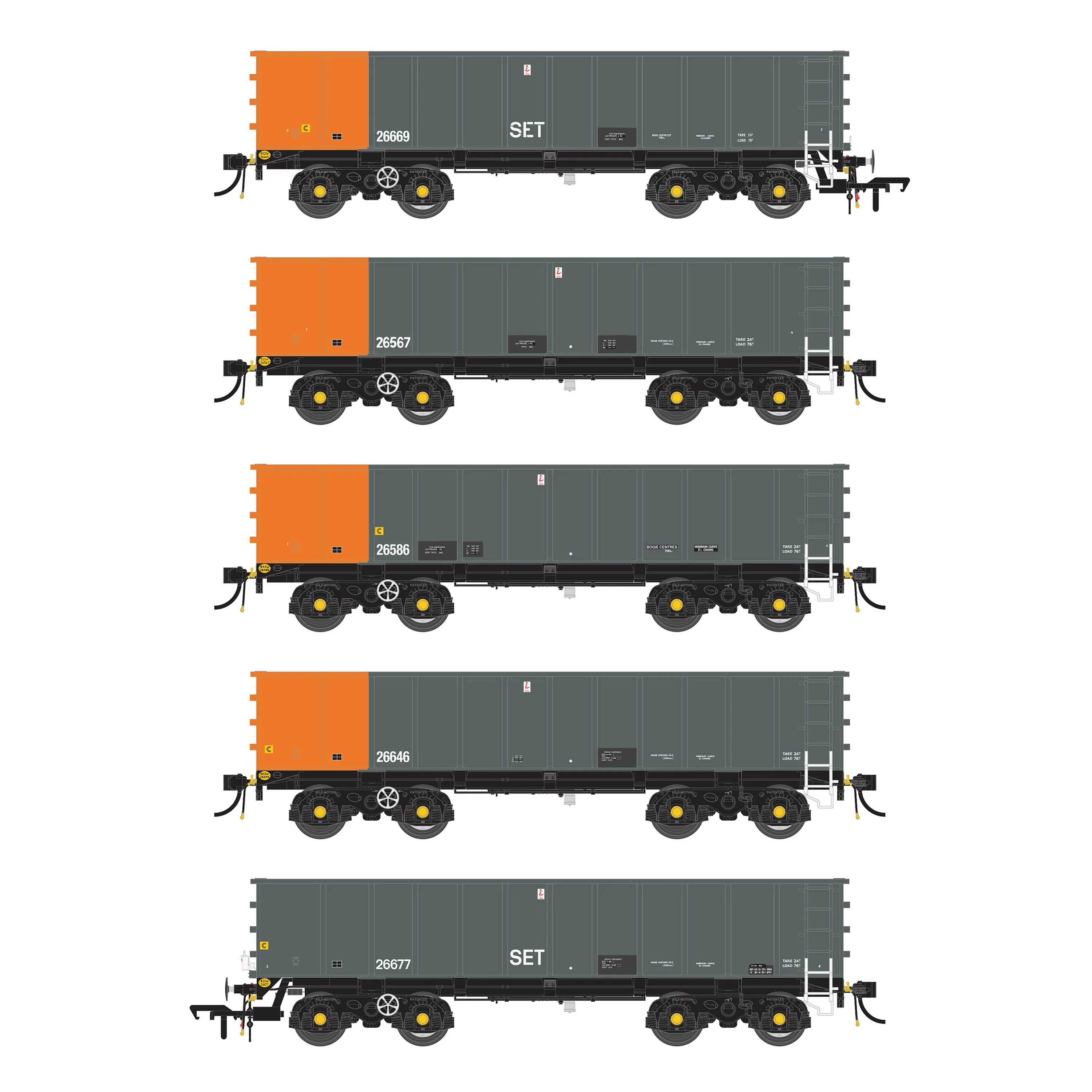 PTA - BSc South Wales grey - Pack 1 (Inners & Outers) - Image 4