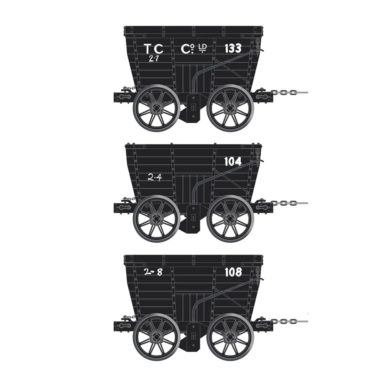 Chaldron Wagon Throckley Colliery - Pack N - Image 3