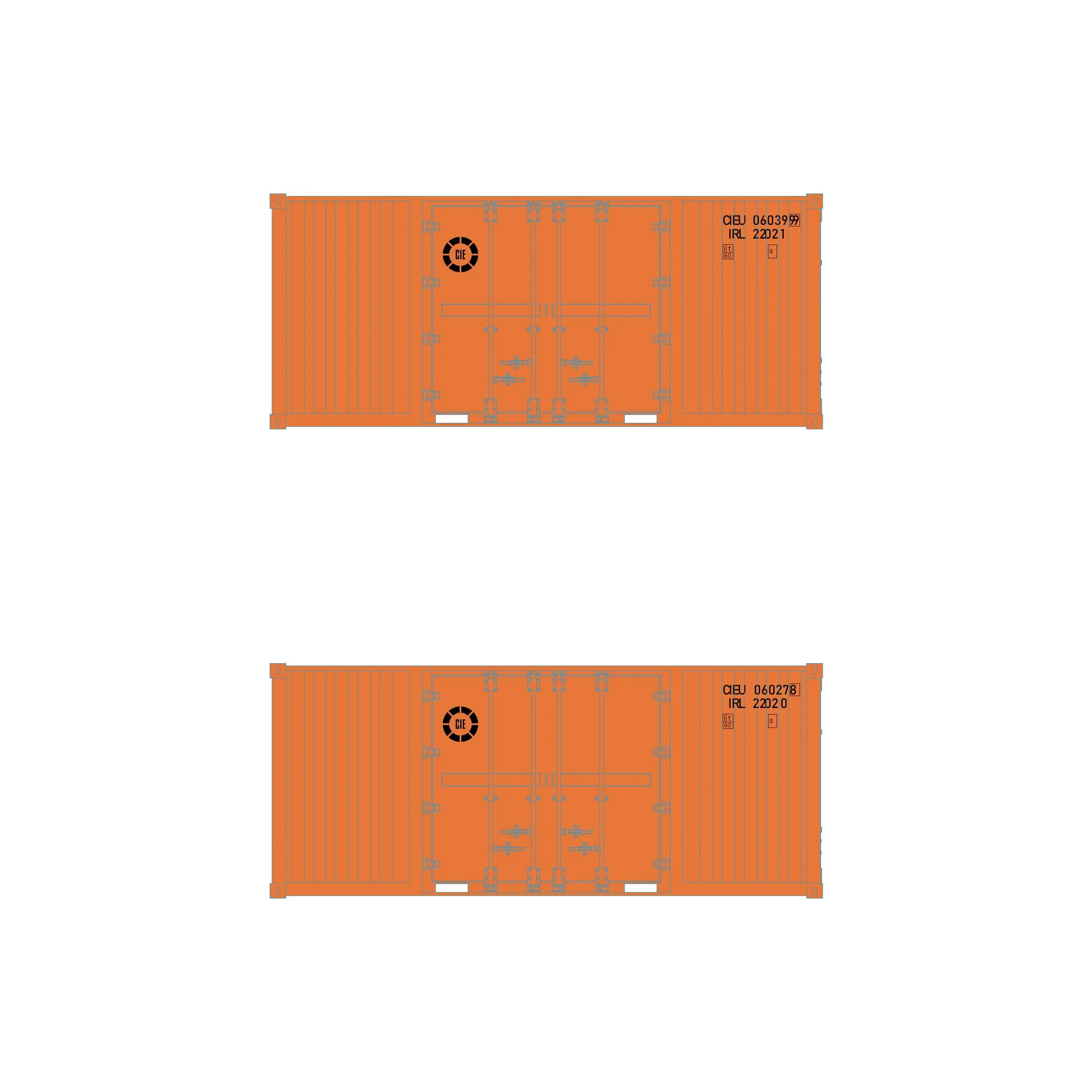 CIE 20' Containers - Twin Pack C