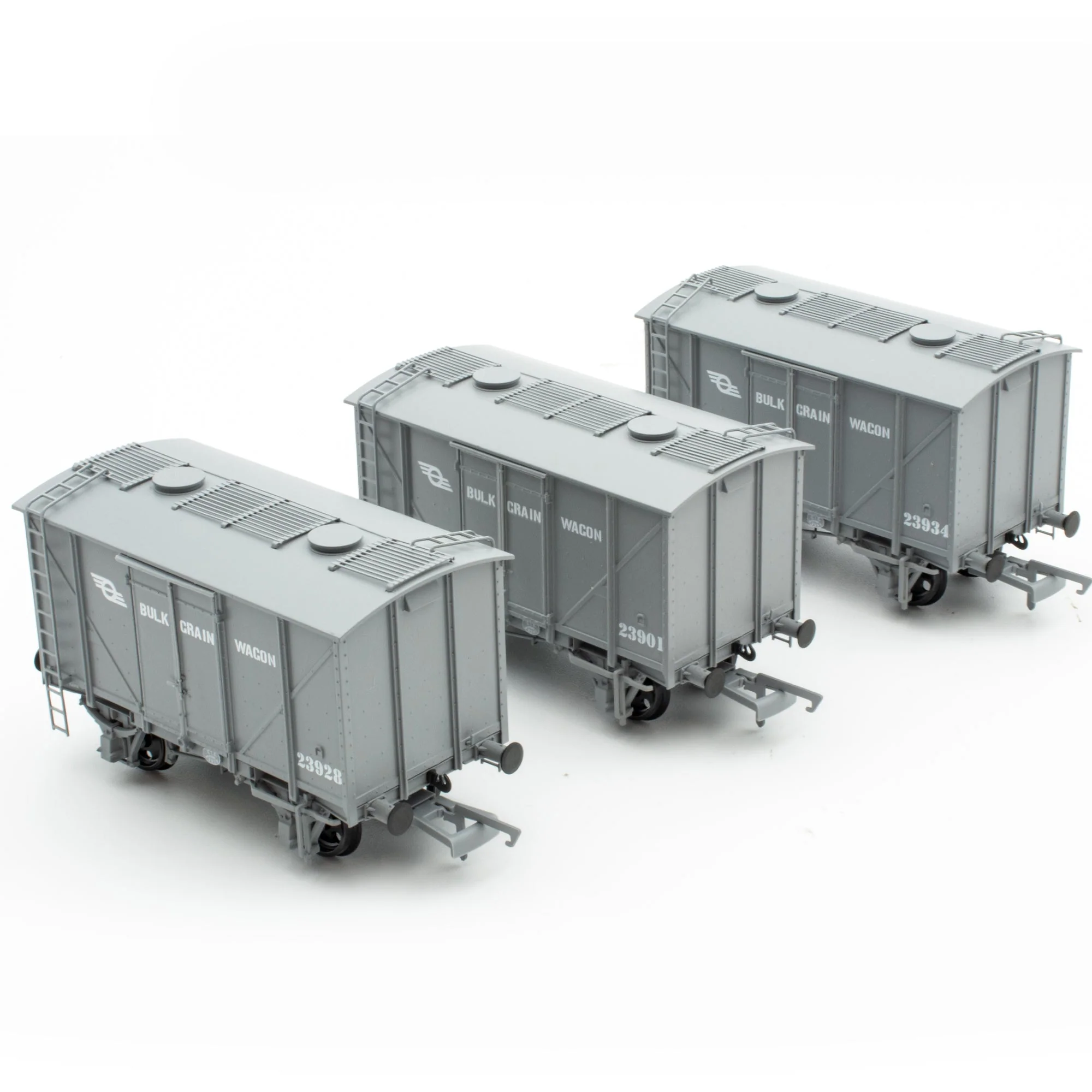 CIE Bulleid Bulk Grain Wagon - Grey (CIE Flying Snail era) - Pack 1 - Image 2