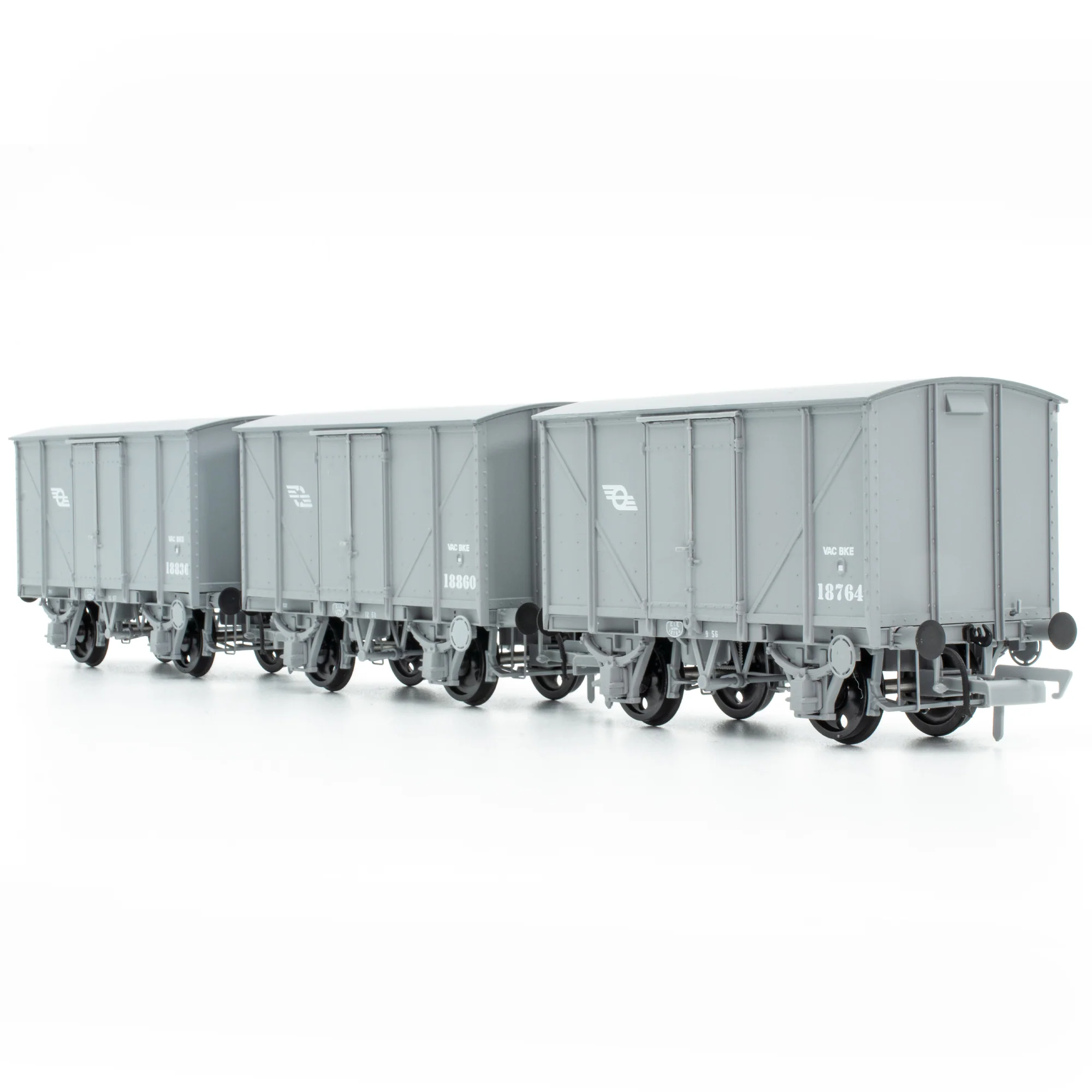 CIE Bulleid H Van - Grey (CIE Flying Snail era) - vacuum fitted - Pack 2
