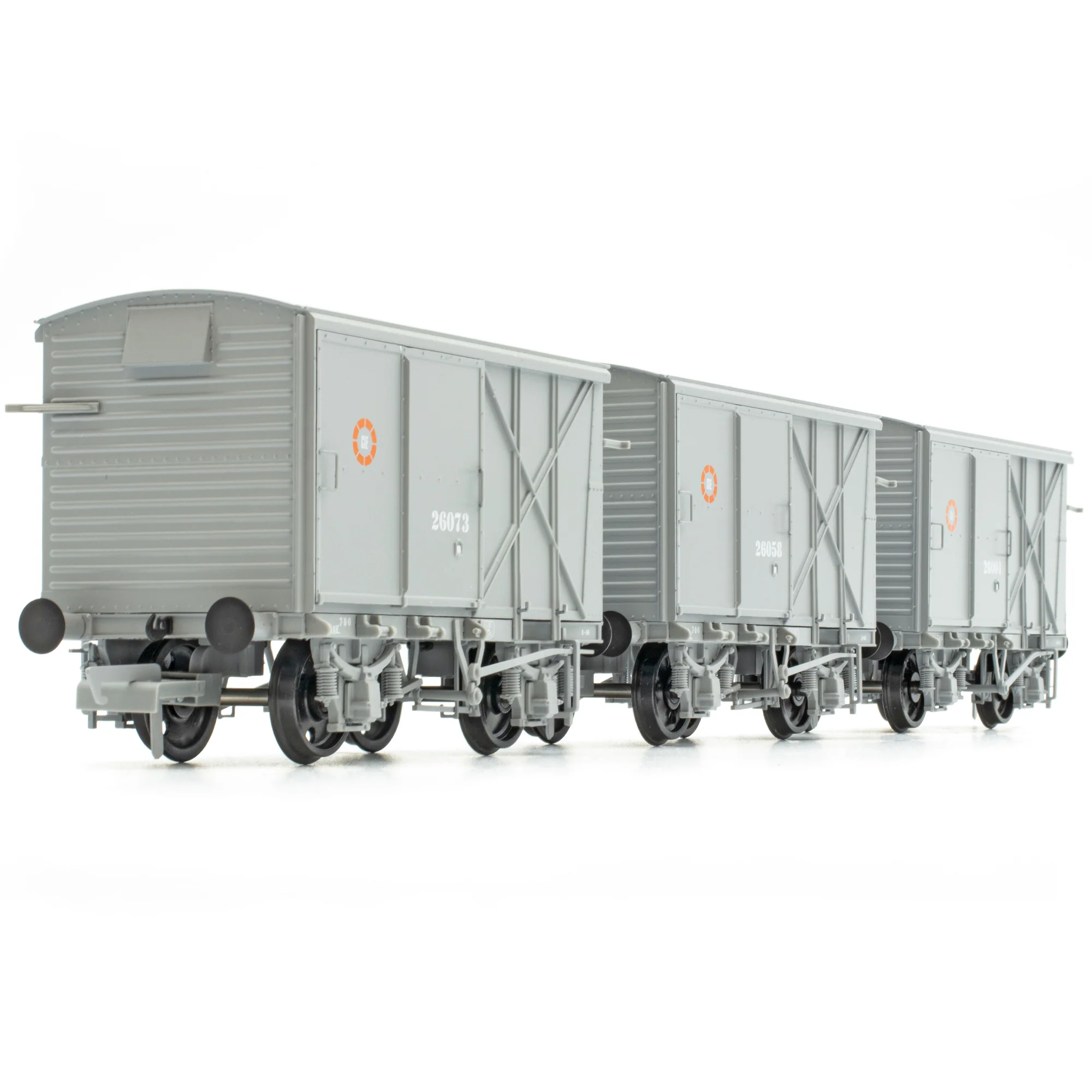 CIE Bulleid Pallet Van - Grey (CIE roundel era) - Pack 1 - Image 2