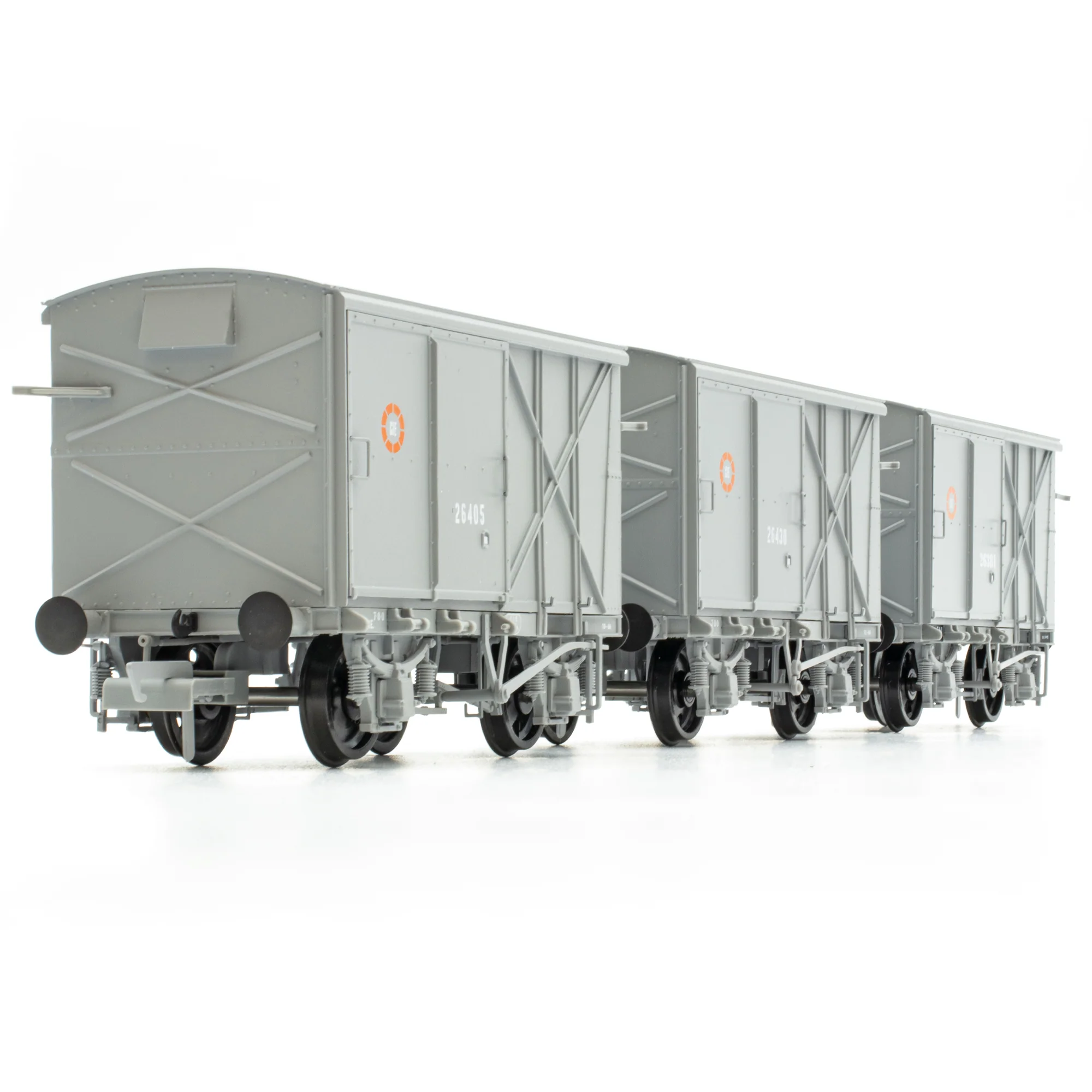 CIE Bulleid Pallet Van - Grey (CIE roundel era) - Pack 2 - Image 2
