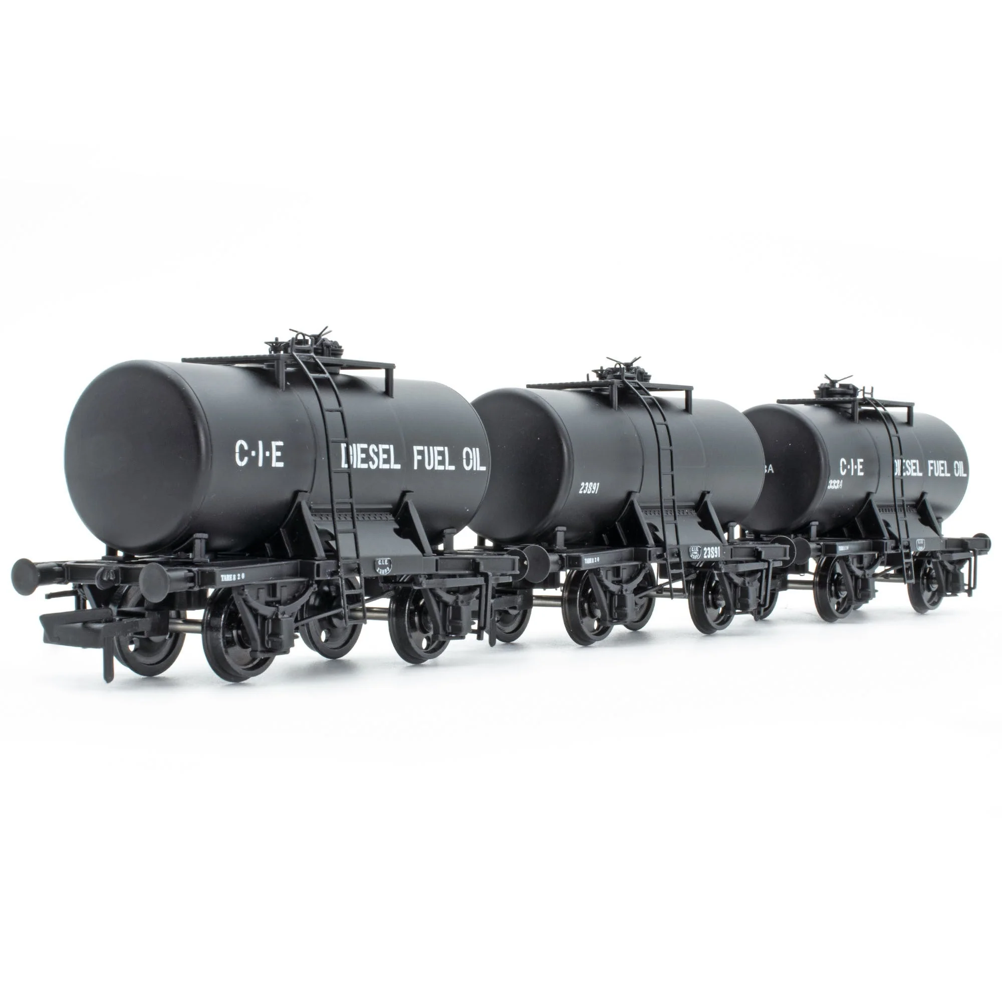 CIE Diesel Fuel Oil Tank Wagon - Black - Pack 1 - Image 2