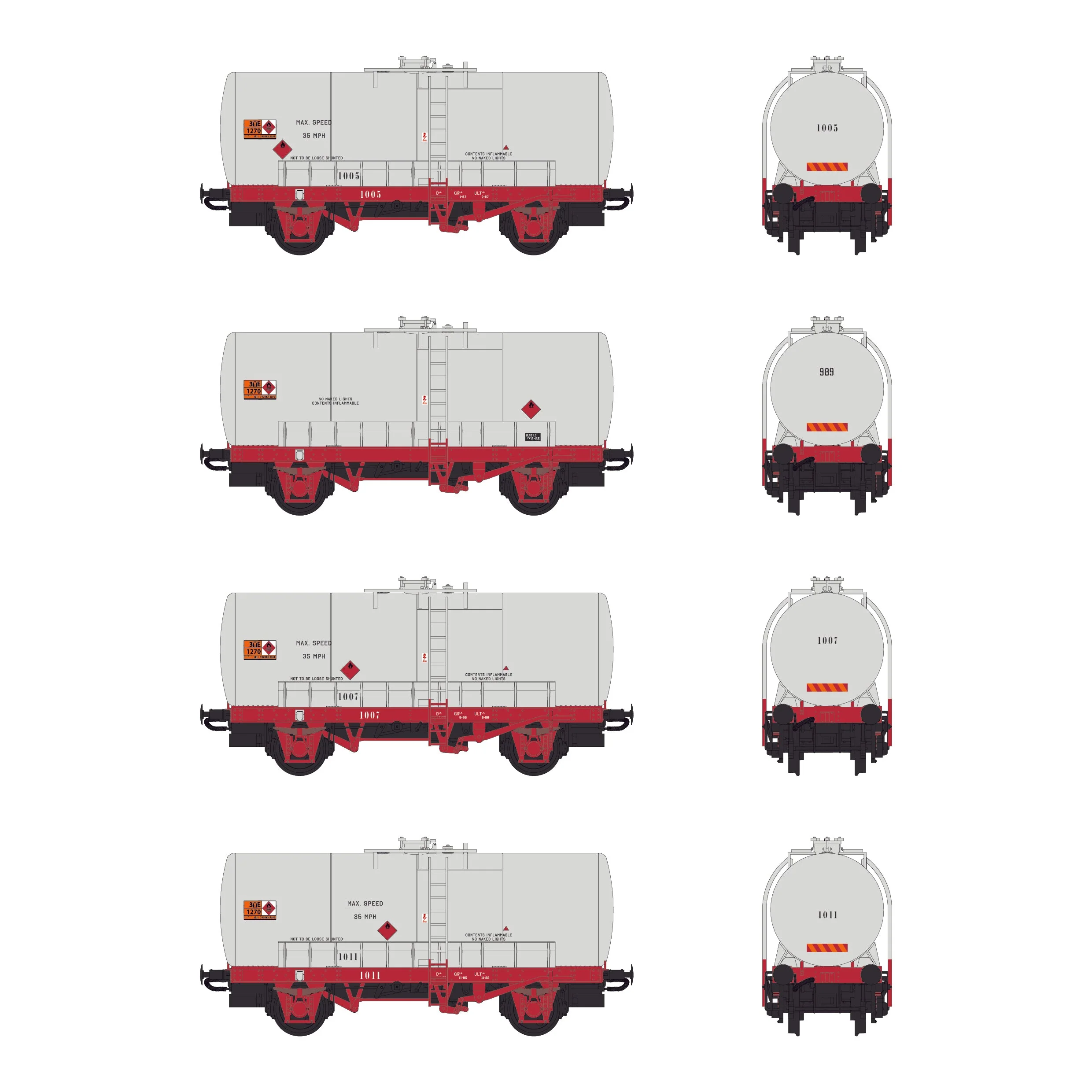 CIÉ Esso Tank Wagon - Quad Pack - Pack 2 - Image 4