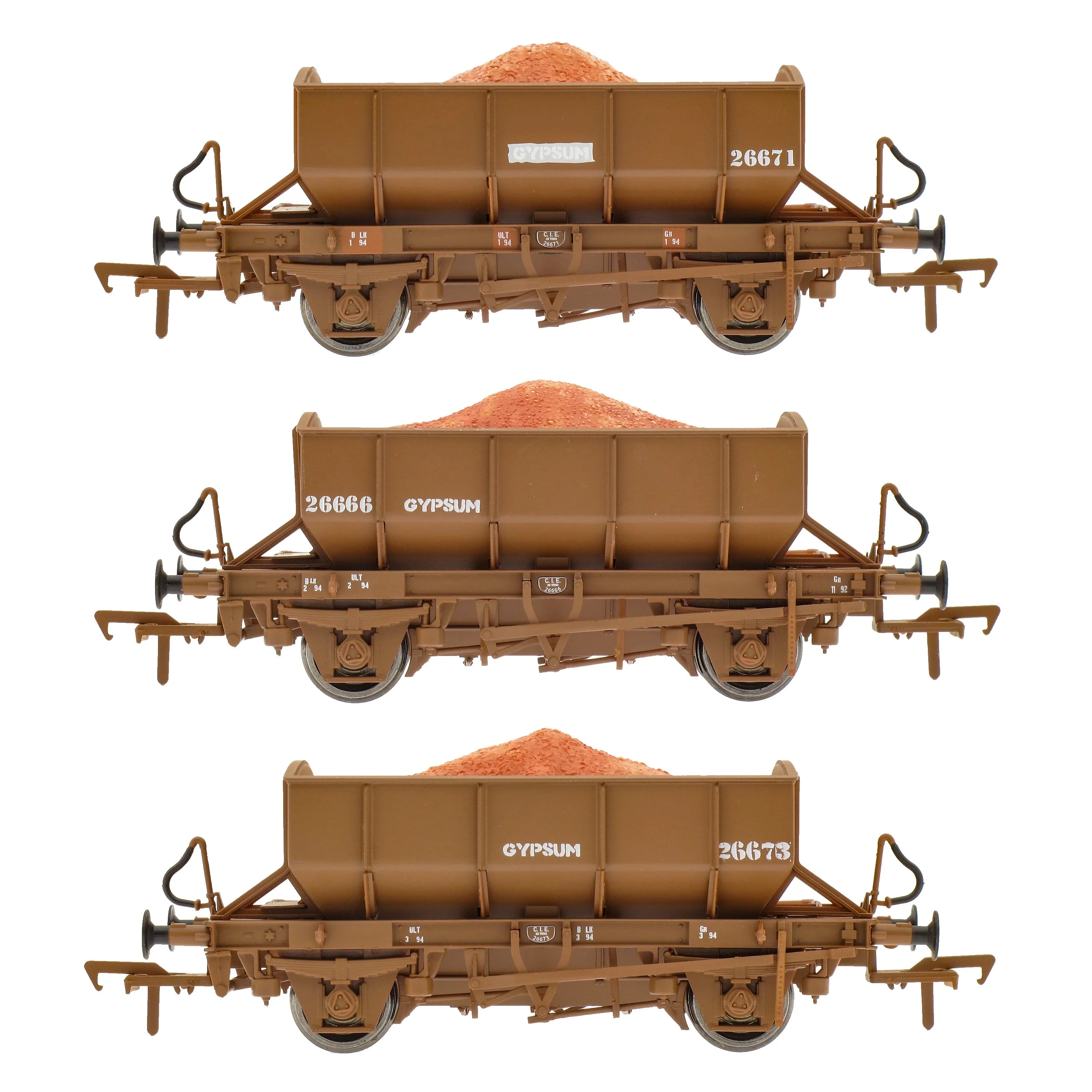 CIE/IR Gypsum Ore Wagon - Triple Pack A - Image 2