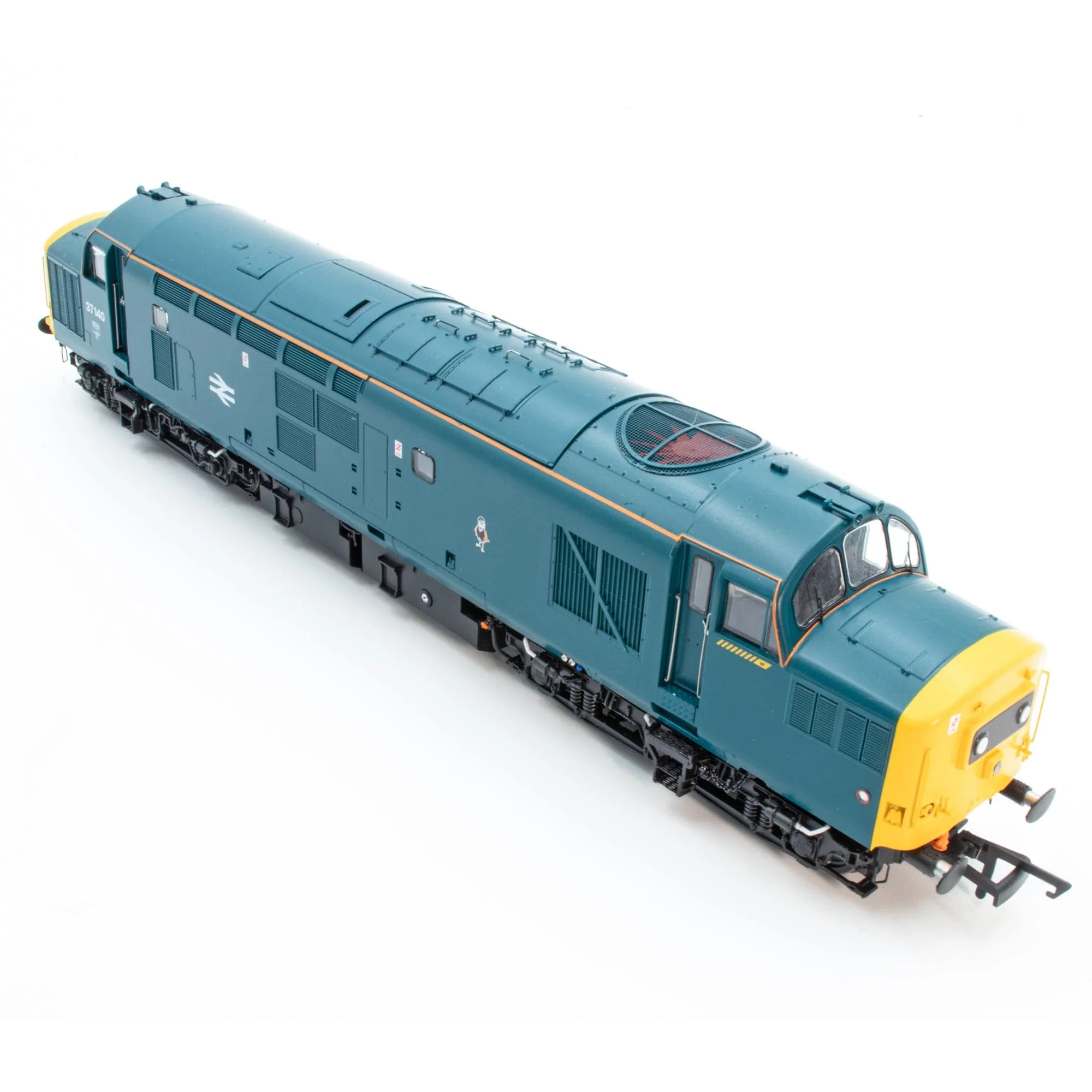 Class 37 - BR Blue (Orange Cantrail) - 37140 - DCC Sound Fitted - Image 2