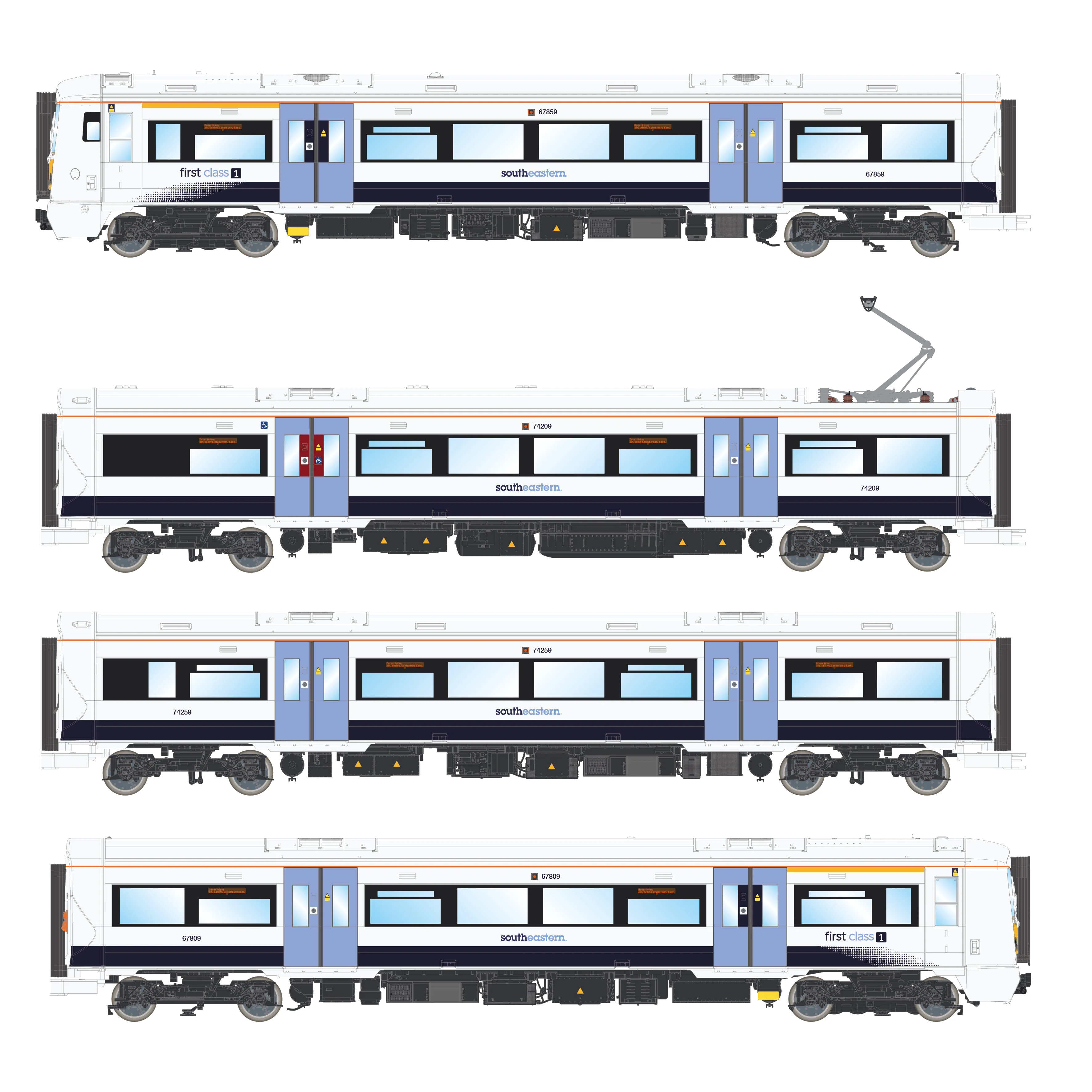Class 375 Electrostar - 375609 - DCC Sound Fitted