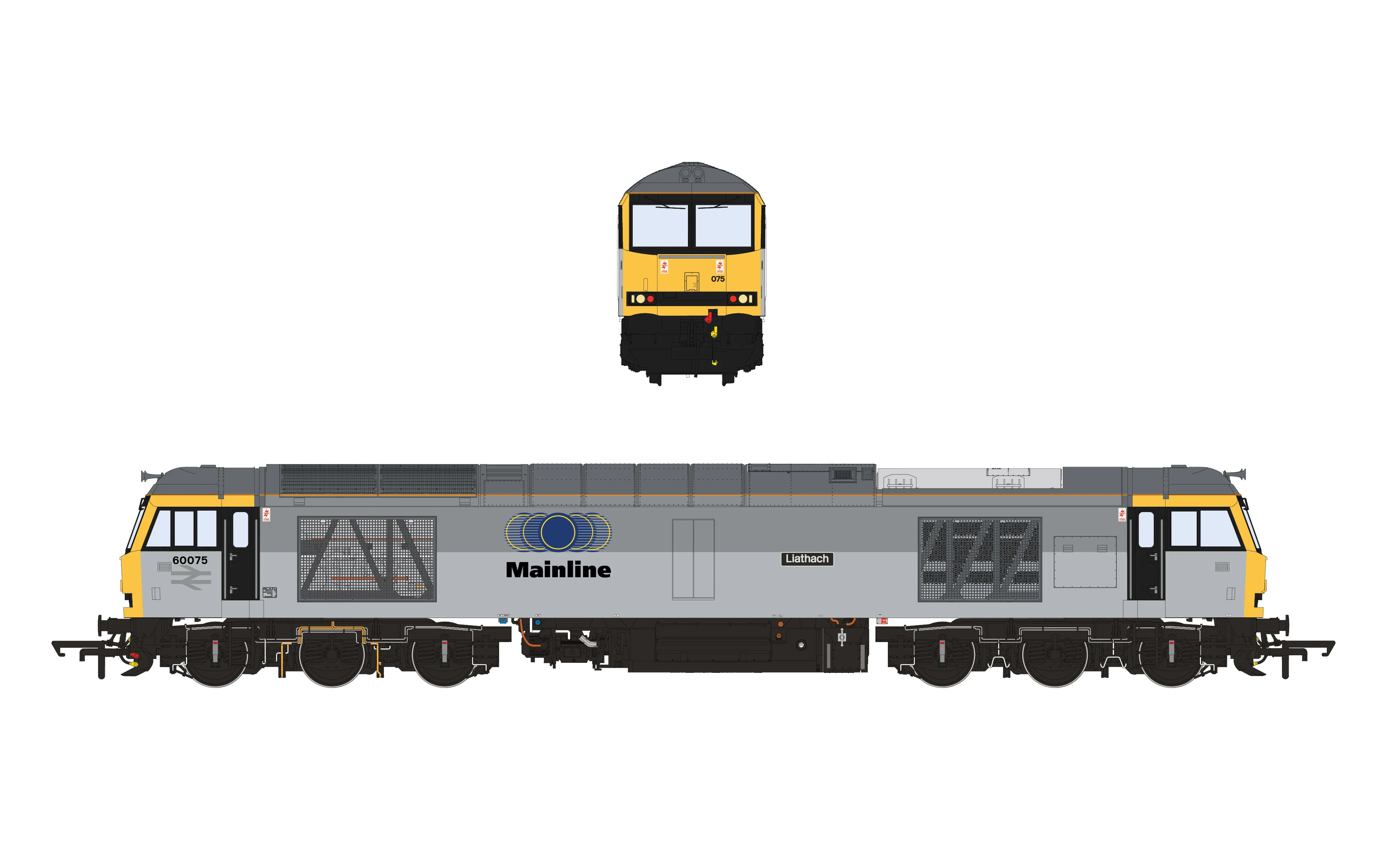 Class 60 - Mainline Grey - 60075 - Image 3