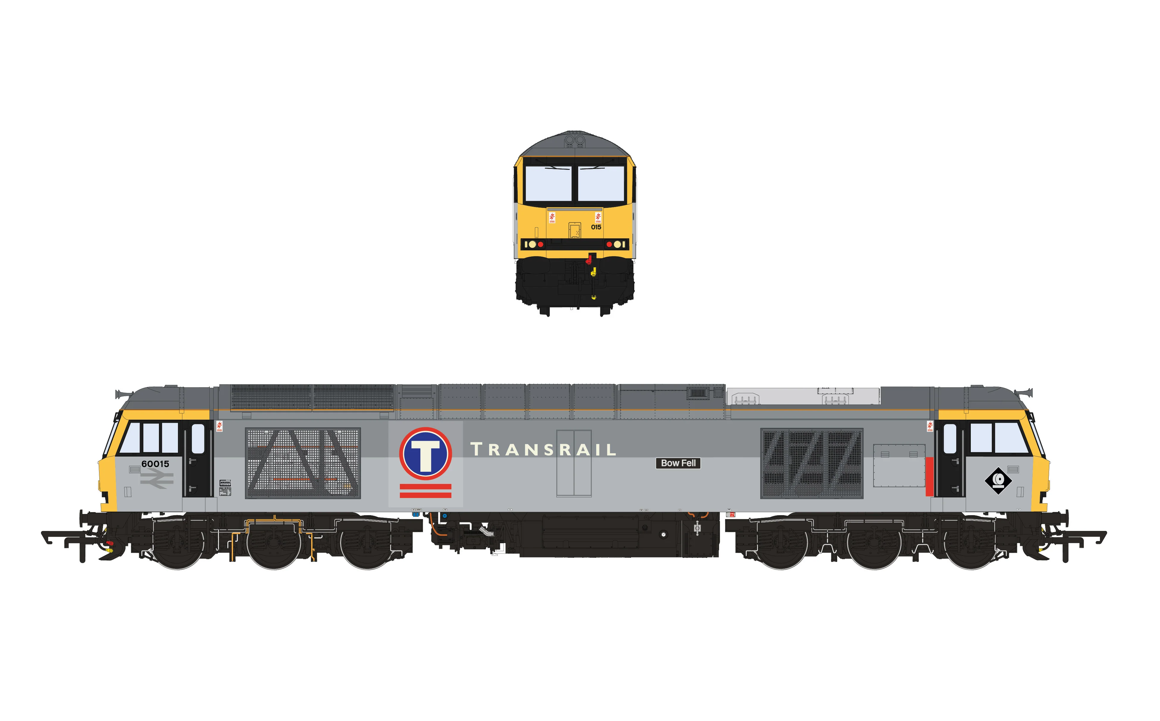 Class 60 - Transrail Grey - 60015 - Image 3