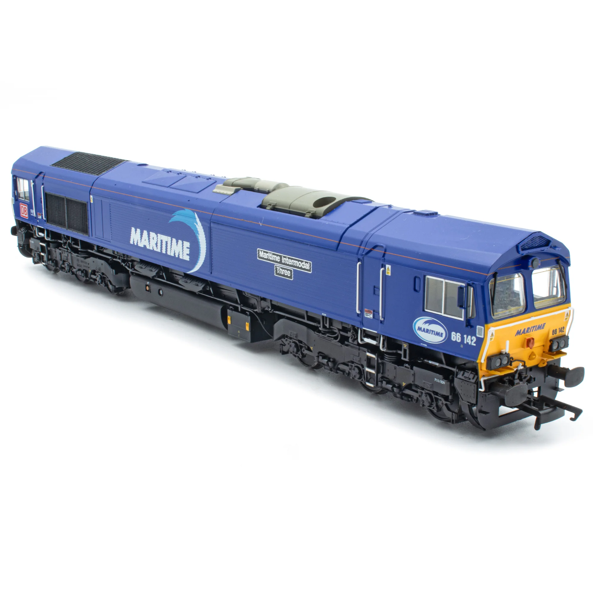 Class 66 - DB Maritime Blue - 66142 - DCC Sound Fitted - Image 2