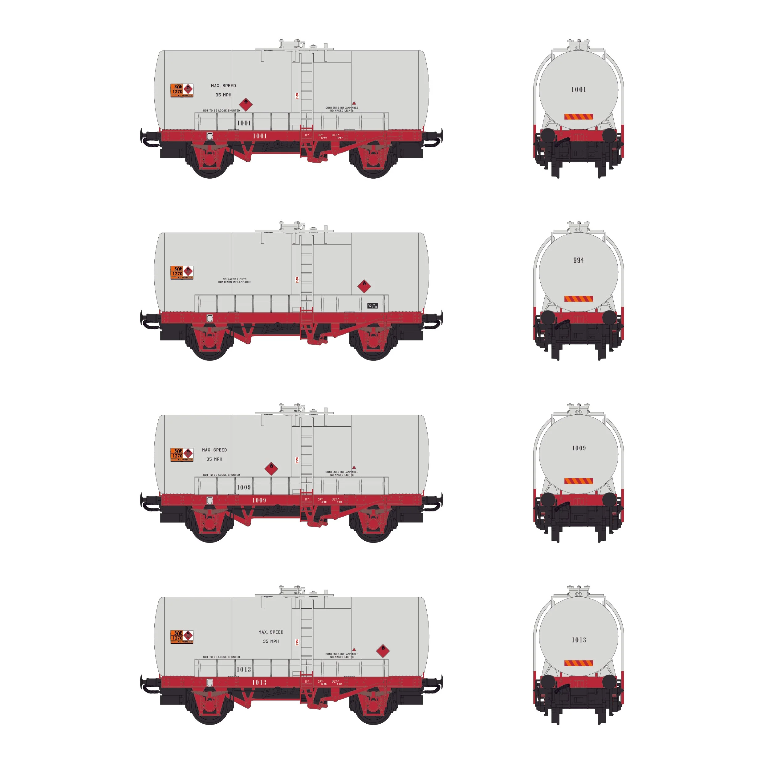 CIÉ Esso Tank Wagon - Quad Pack - Pack 3 - Image 4
