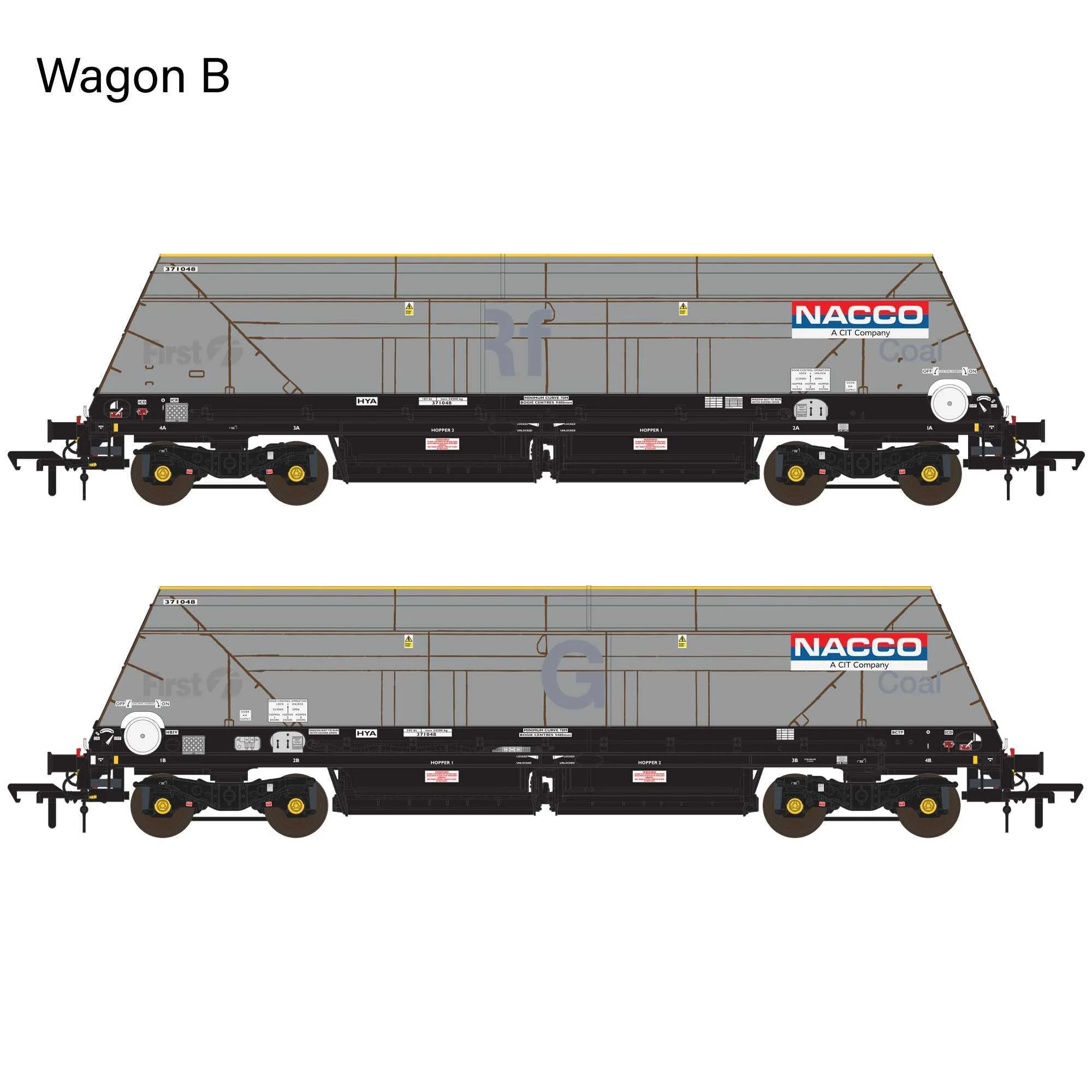 Cutdown HYA -  Unpainted w/NACCO Branding (Pack 1) - Image 3