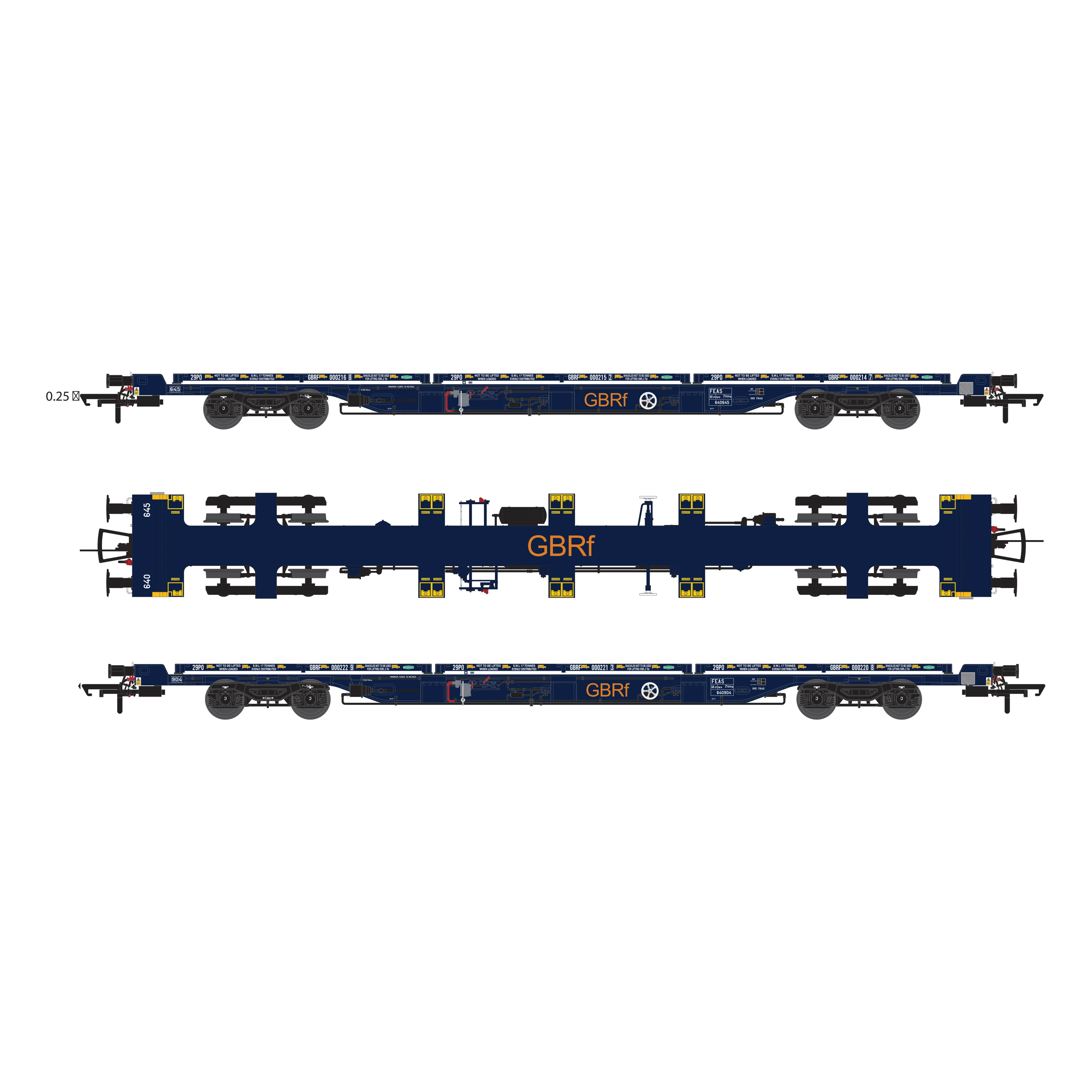 FEA-S GBRf blue w/Salmon modules - Twin Pack 1