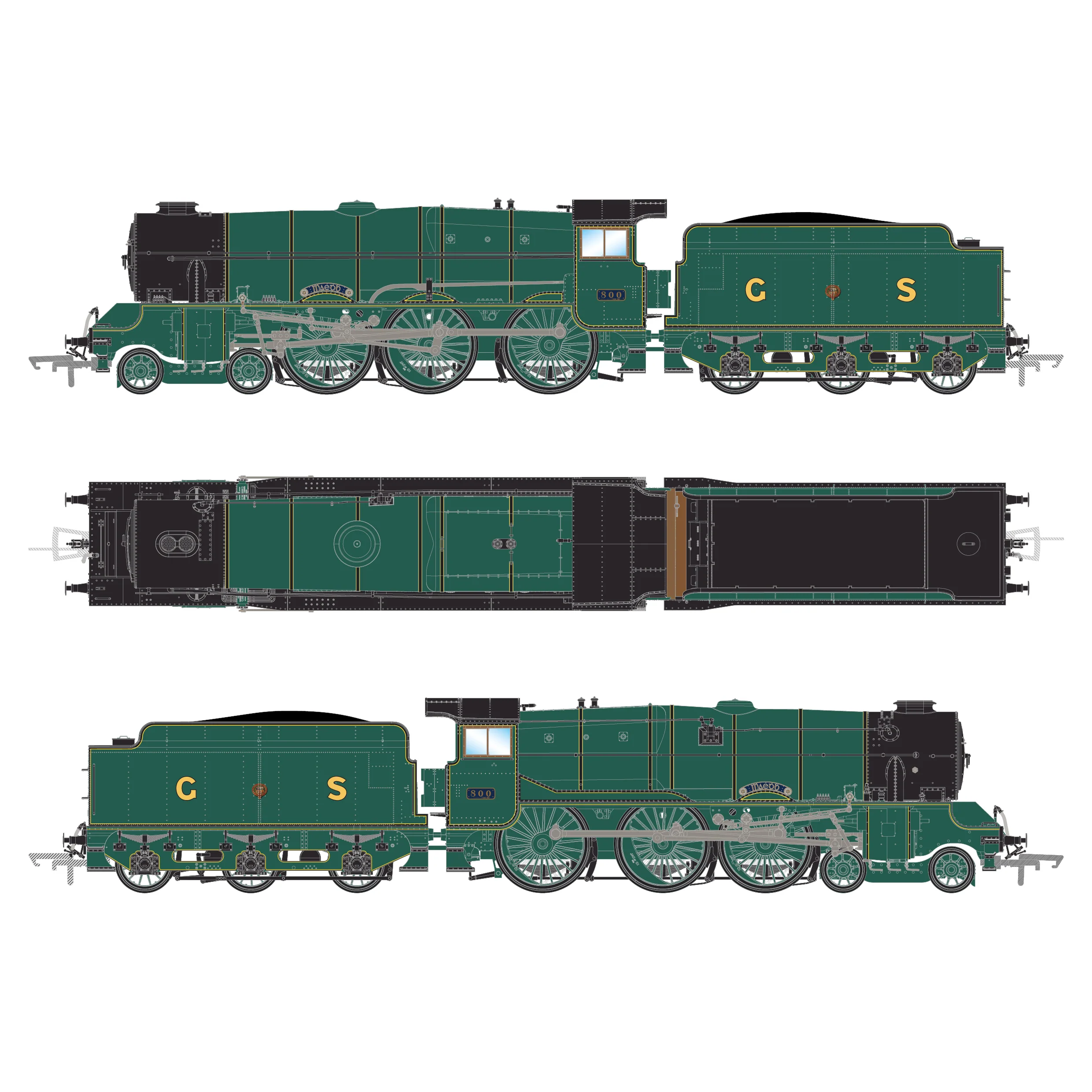 GSR800 - 800 Maedb - GSR Green - Image 3