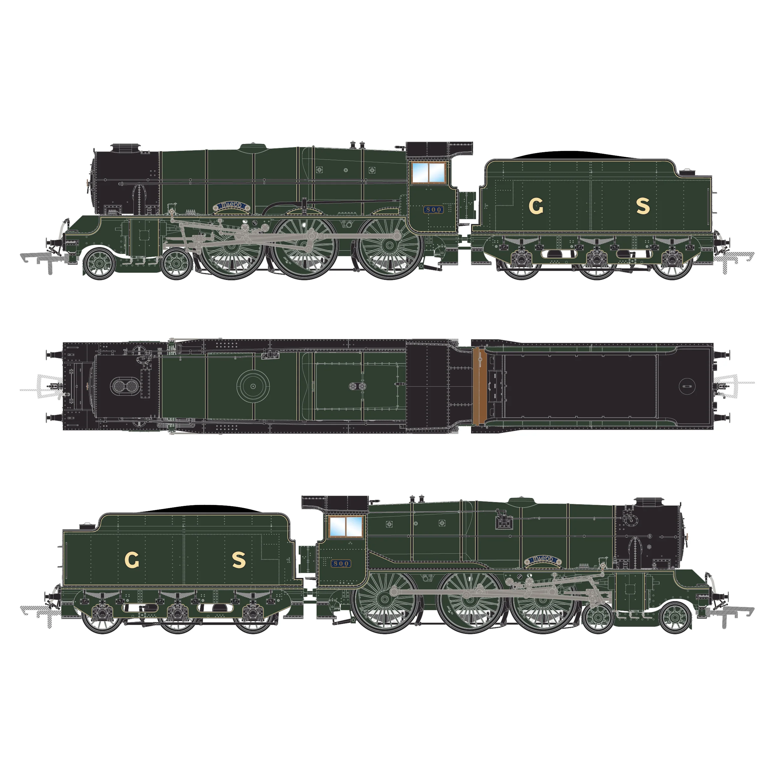 GSR800 - 800 Maedb - Preserved - DCC Sound - Image 3