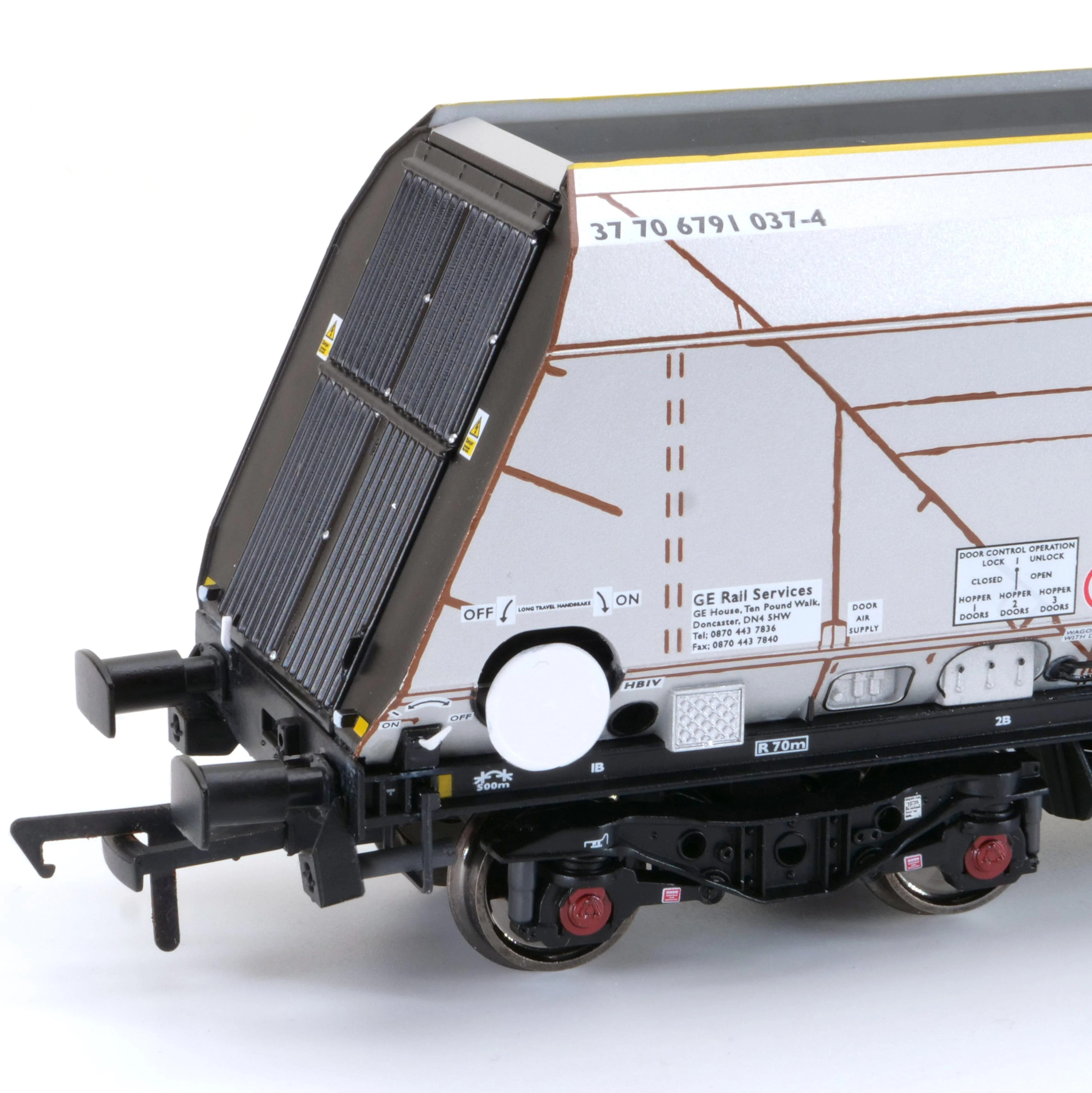 HYA Bogie Hopper Wagon - Fastline Freight / GE - Twin Pack 2 - Image 10