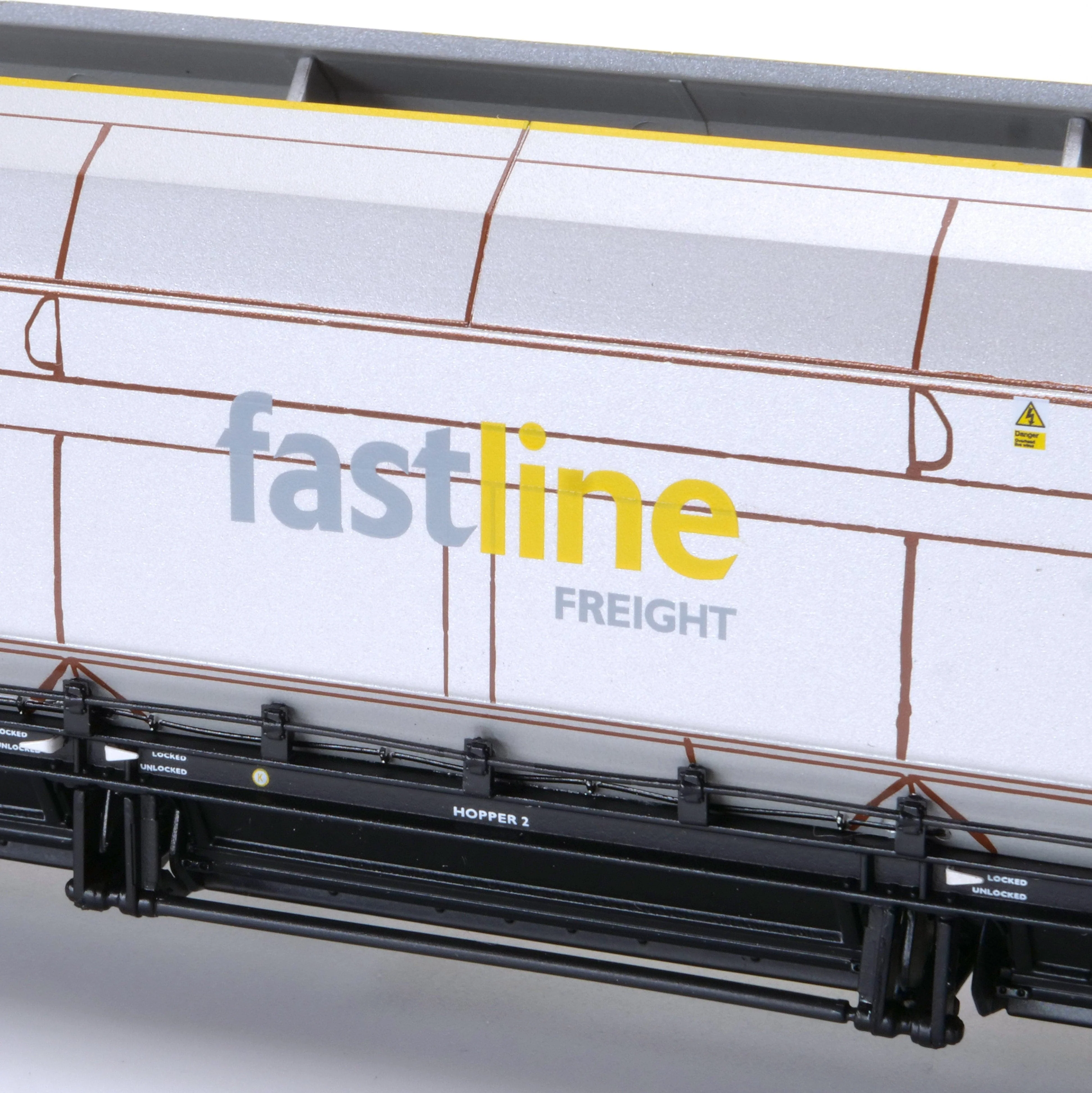 HYA Bogie Hopper Wagon - Fastline Freight / GE - Twin Pack 2 - Image 11
