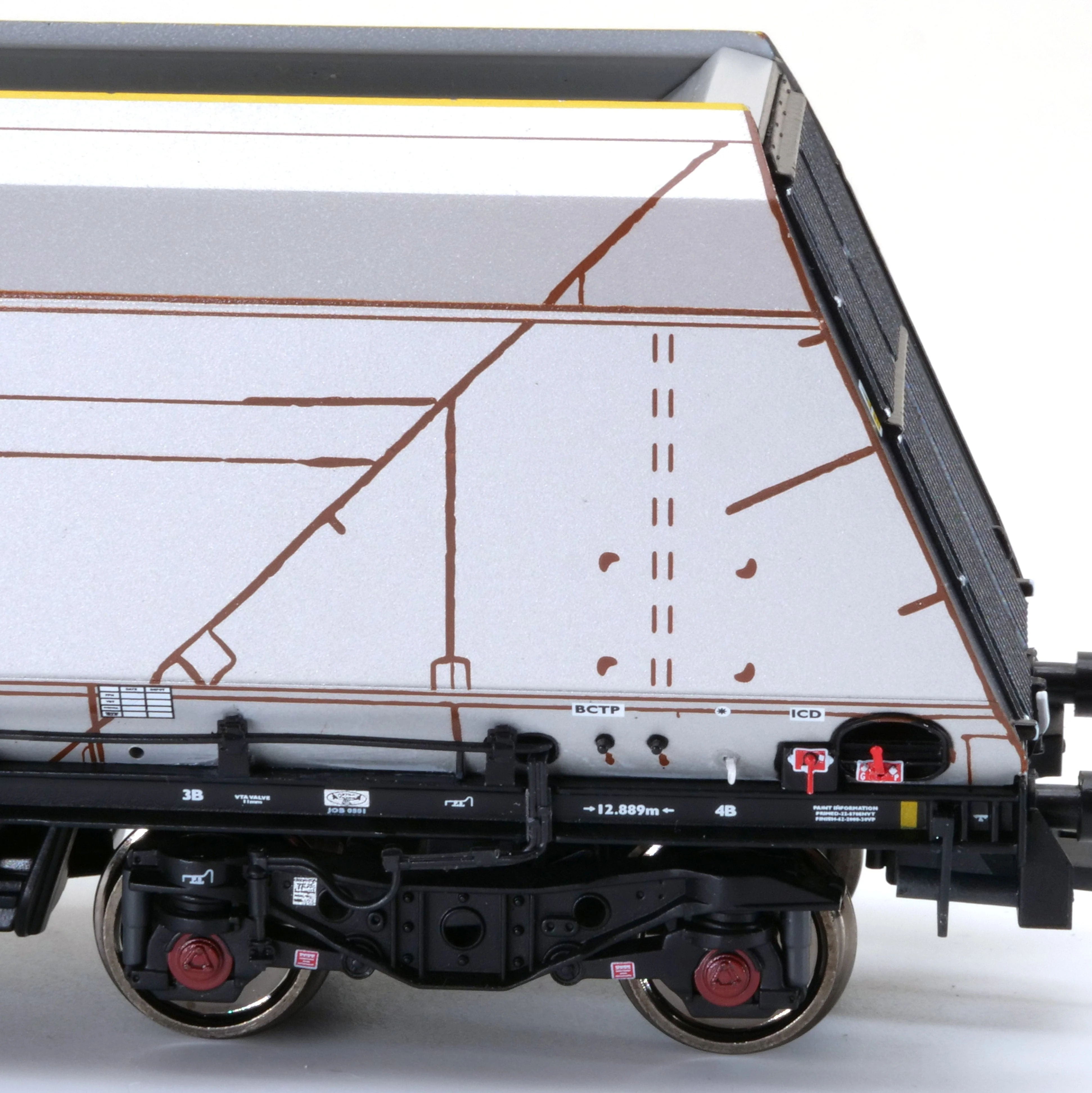 HYA Bogie Hopper Wagon - Fastline Freight / GE - Twin Pack 2 - Image 12