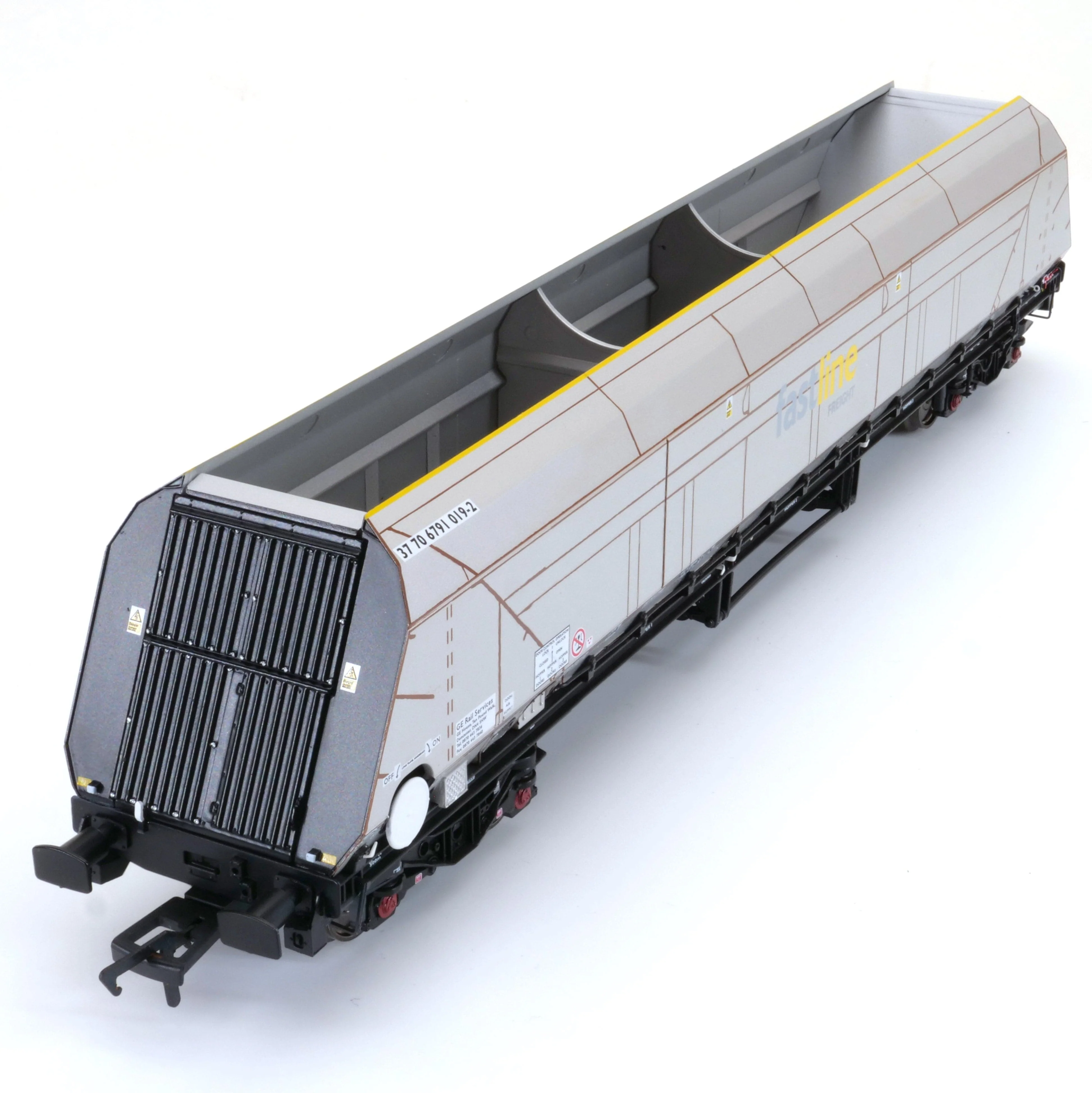 HYA Bogie Hopper Wagon - Fastline Freight / GE - Twin Pack 2 - Image 3
