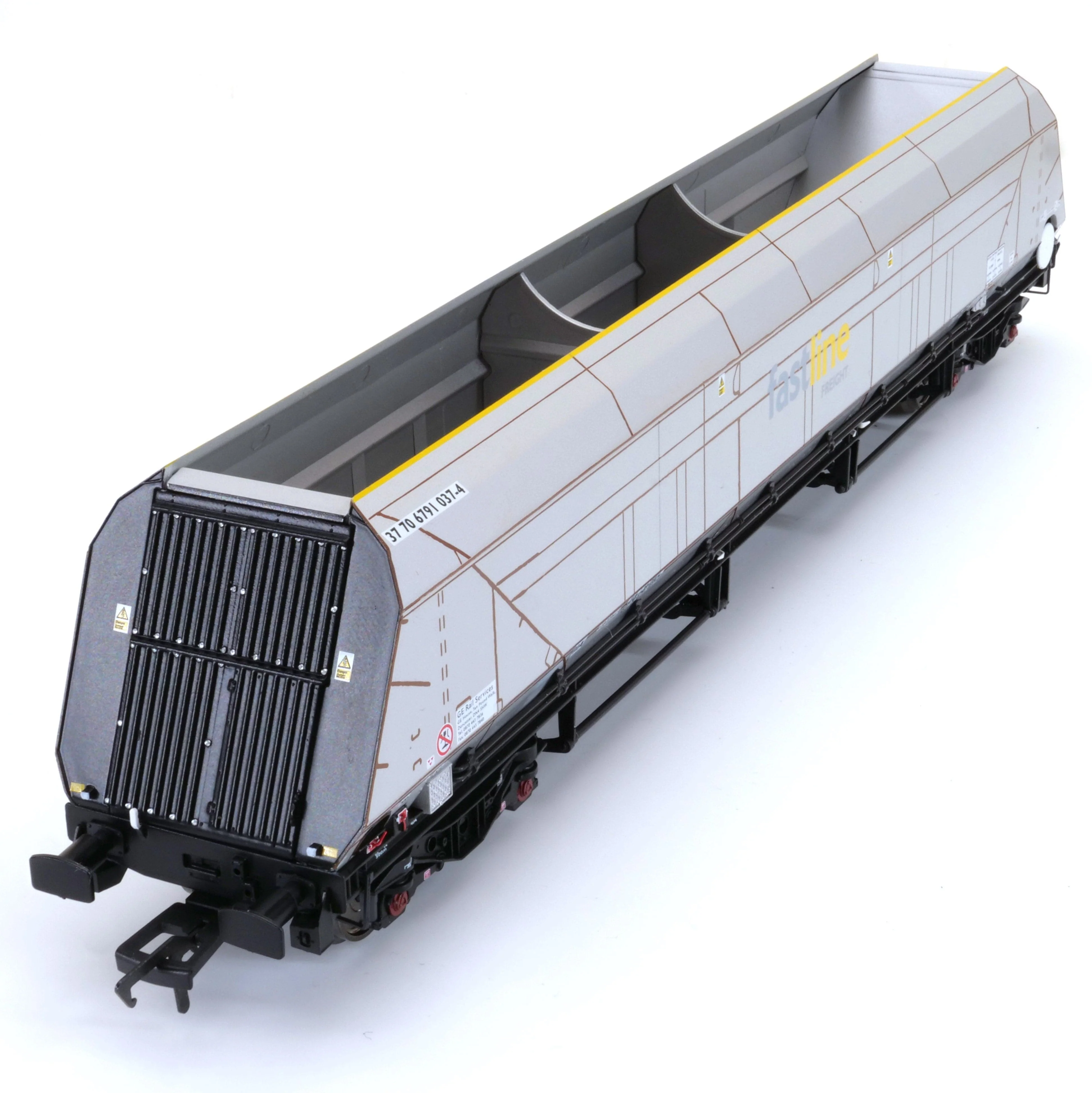 HYA Bogie Hopper Wagon - Fastline Freight / GE - Twin Pack 2 - Image 5