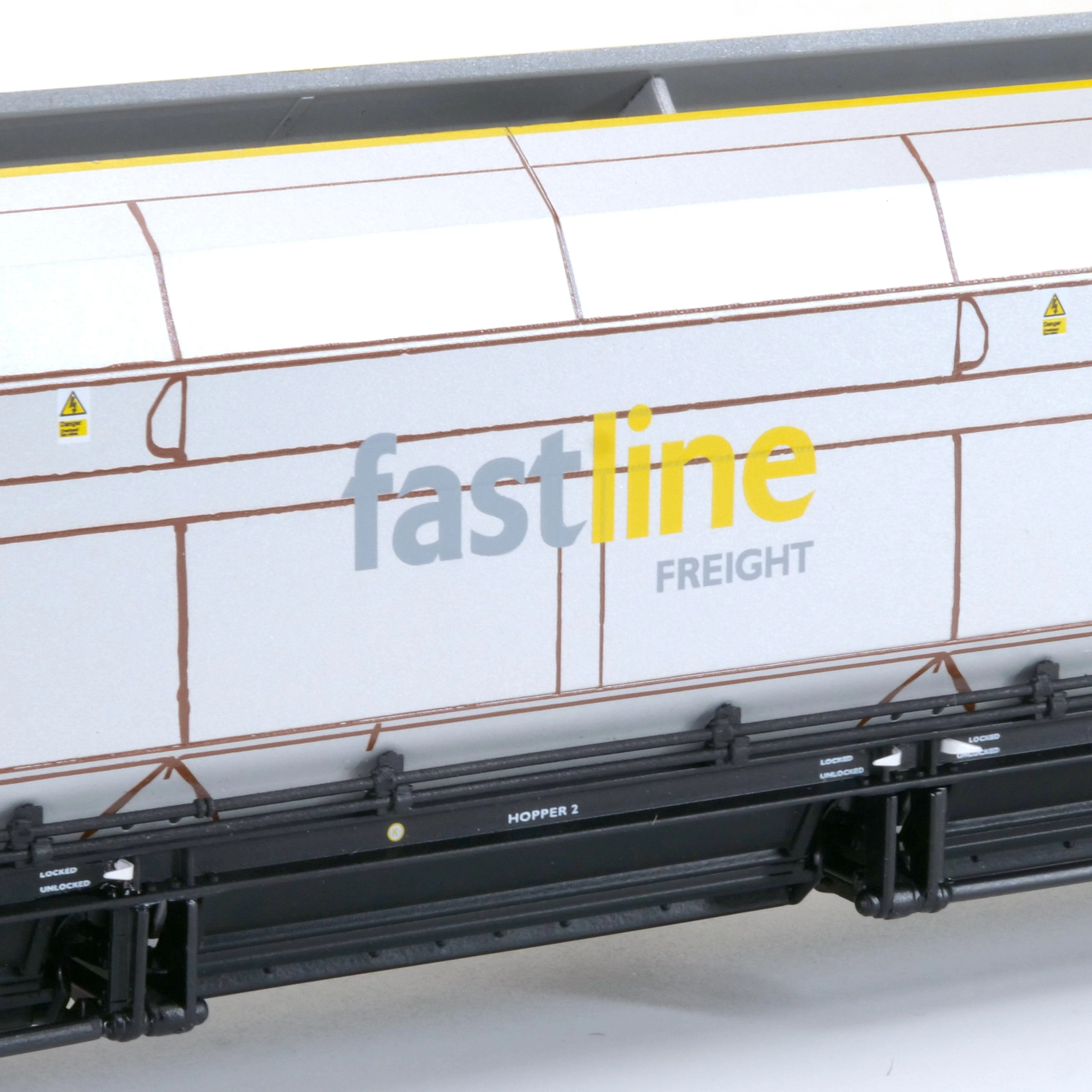HYA Bogie Hopper Wagon - Fastline Freight / GE - Twin Pack 3 - Image 11
