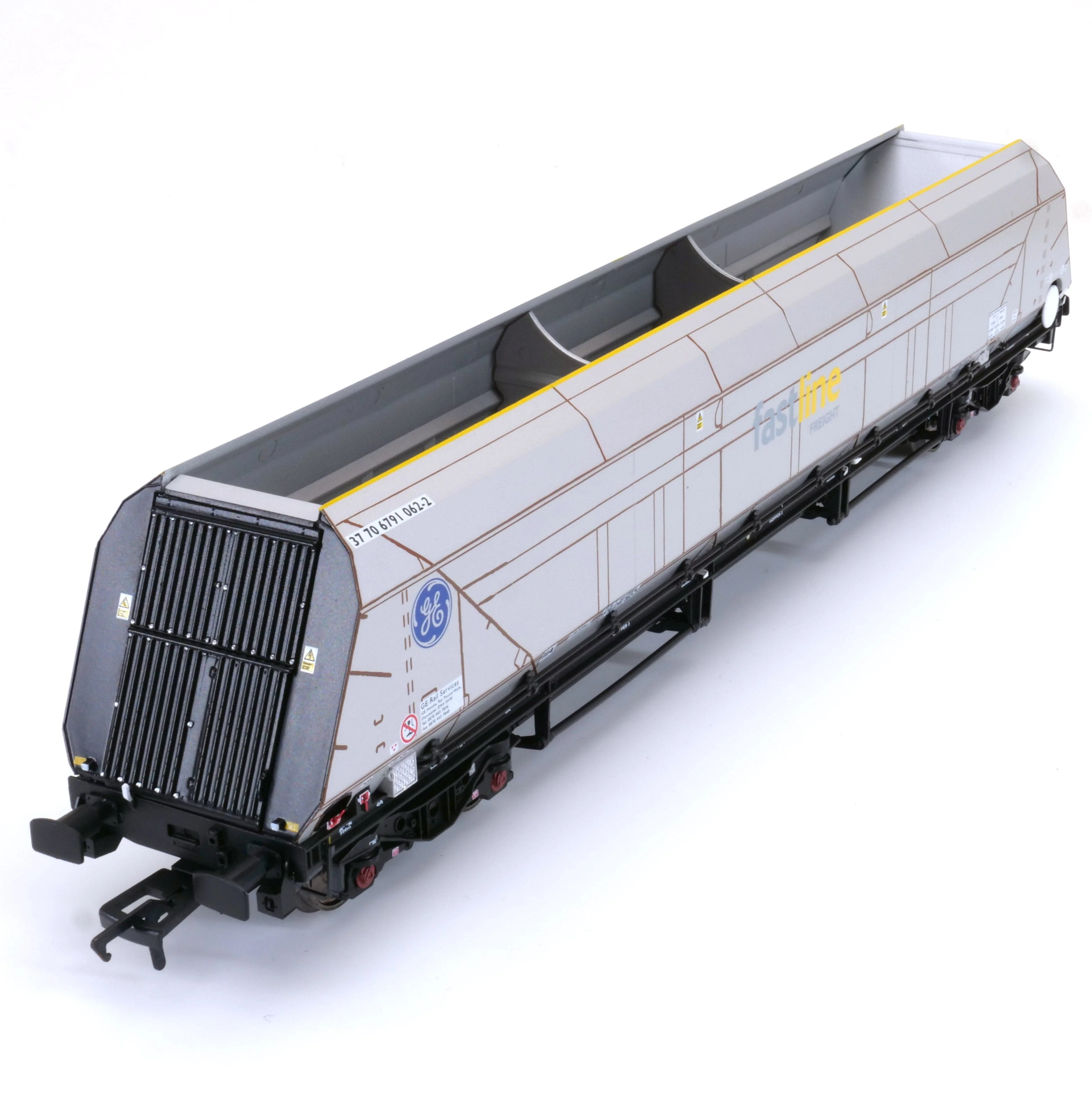 HYA Bogie Hopper Wagon - Fastline Freight / GE - Twin Pack 3 - Image 3
