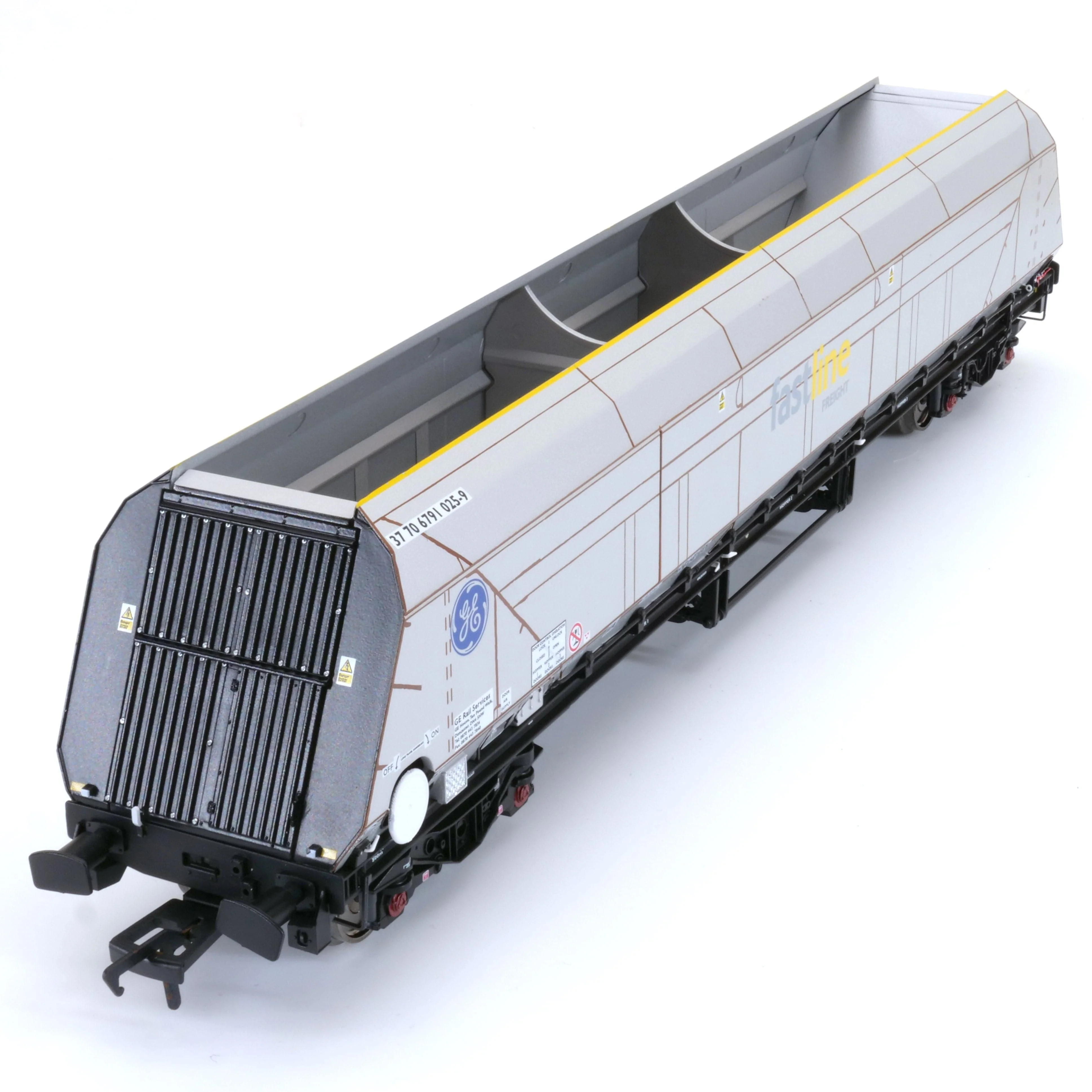 HYA Bogie Hopper Wagon - Fastline Freight / GE - Twin Pack 3 - Image 5