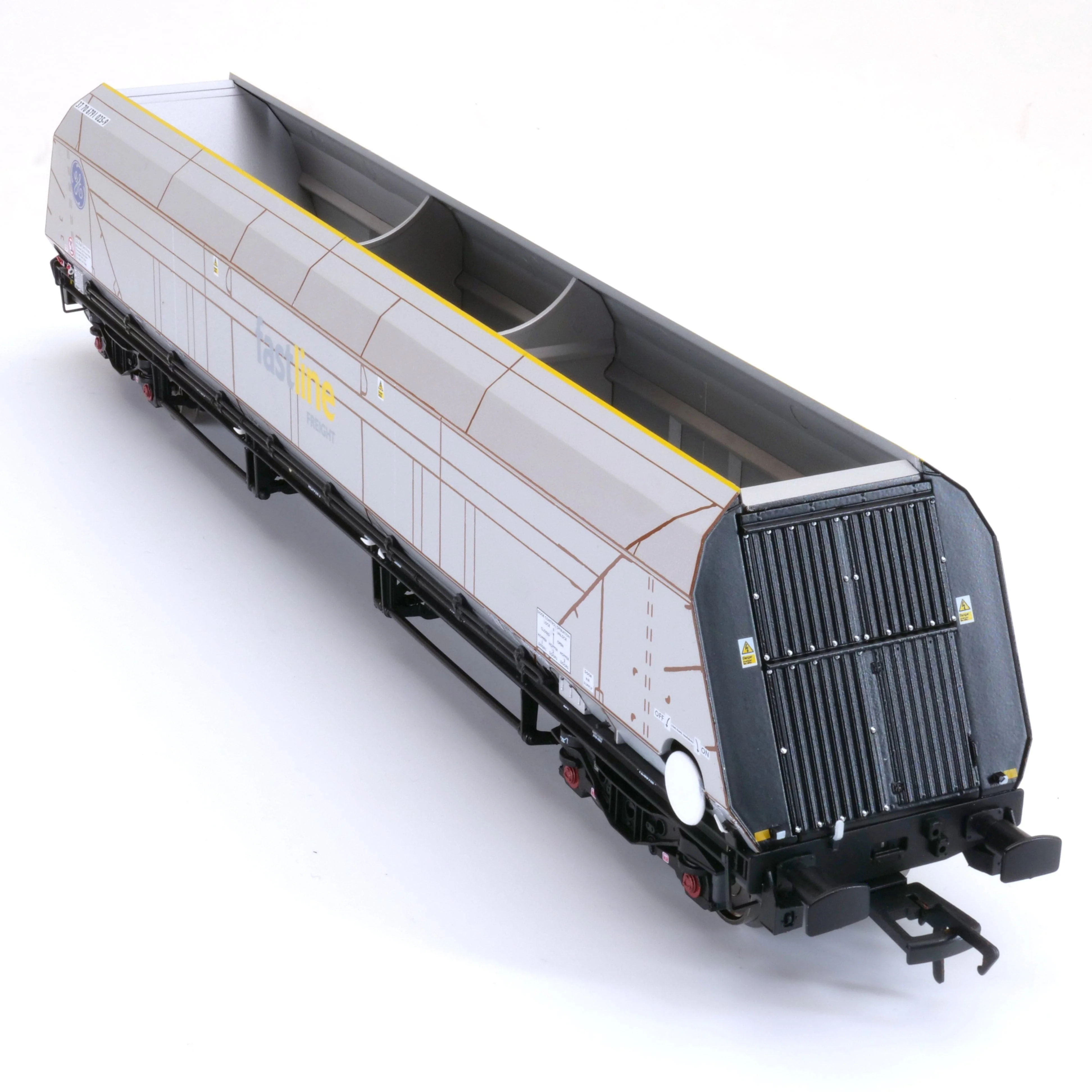 HYA Bogie Hopper Wagon - Fastline Freight / GE - Twin Pack 3 - Image 6