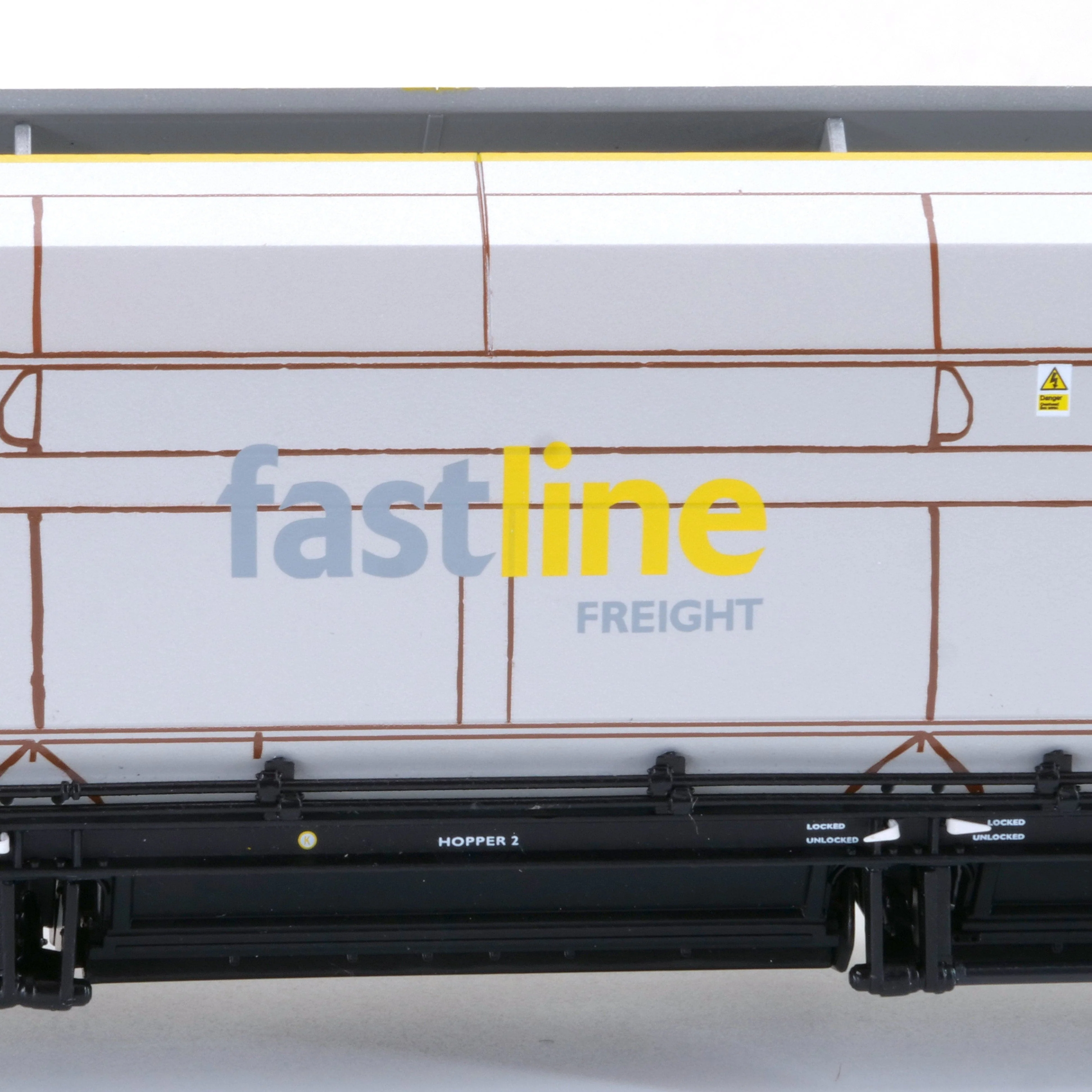 HYA Bogie Hopper Wagon - Fastline Freight / GE - Twin Pack 3 - Image 8