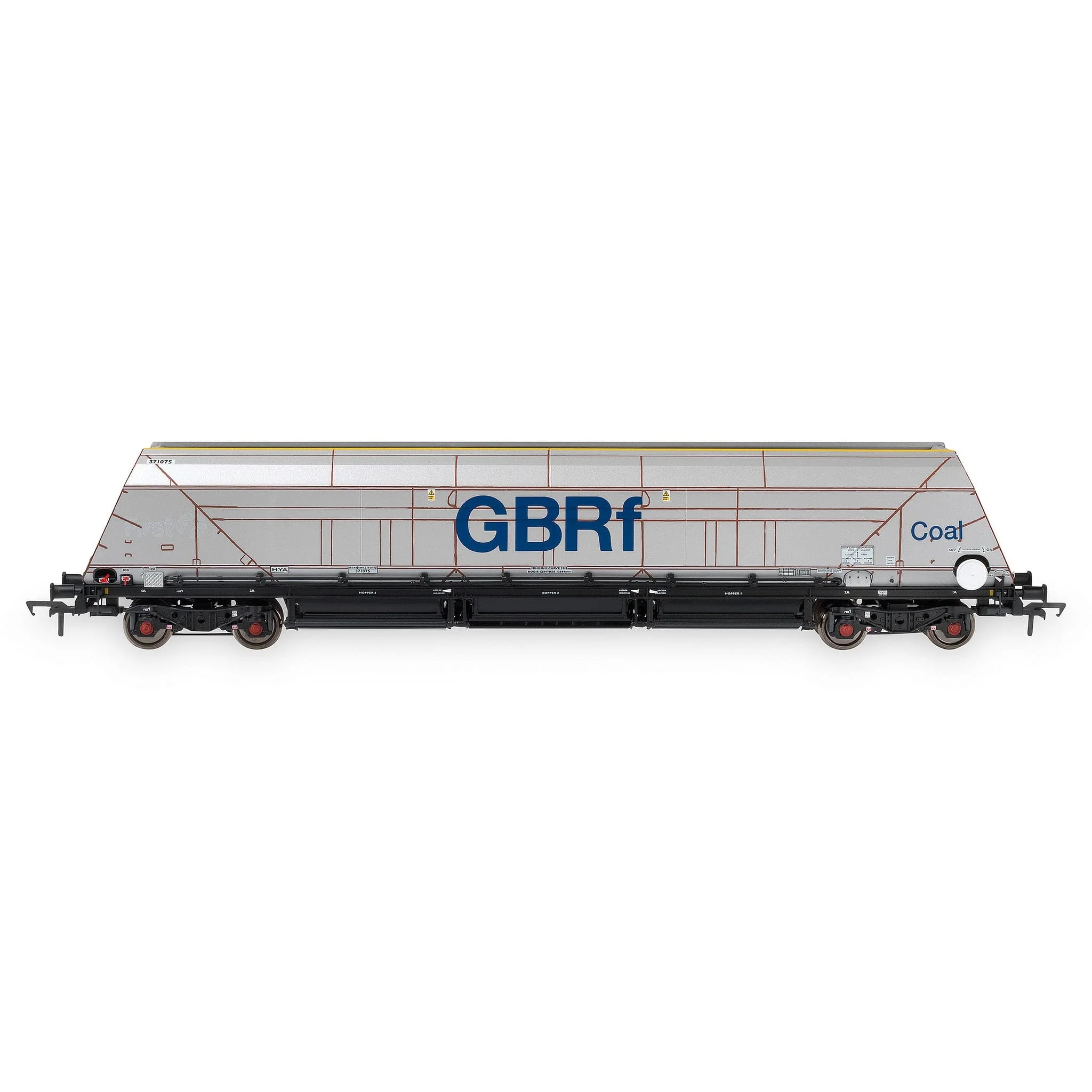 HYA Bogie Hopper Wagon - GBRf Coal Branding - Pack 1 - Image 2