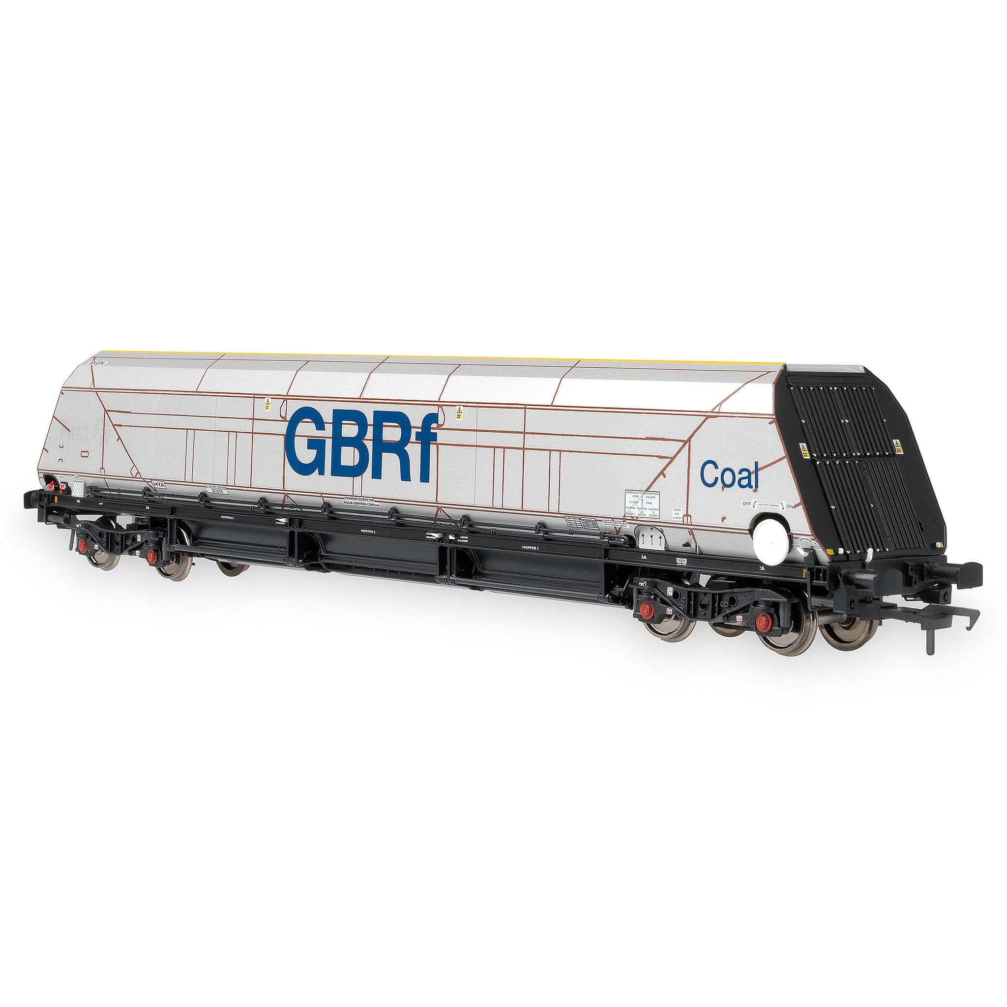 HYA Bogie Hopper Wagon - GBRf Coal Branding - Pack 1 - Image 3