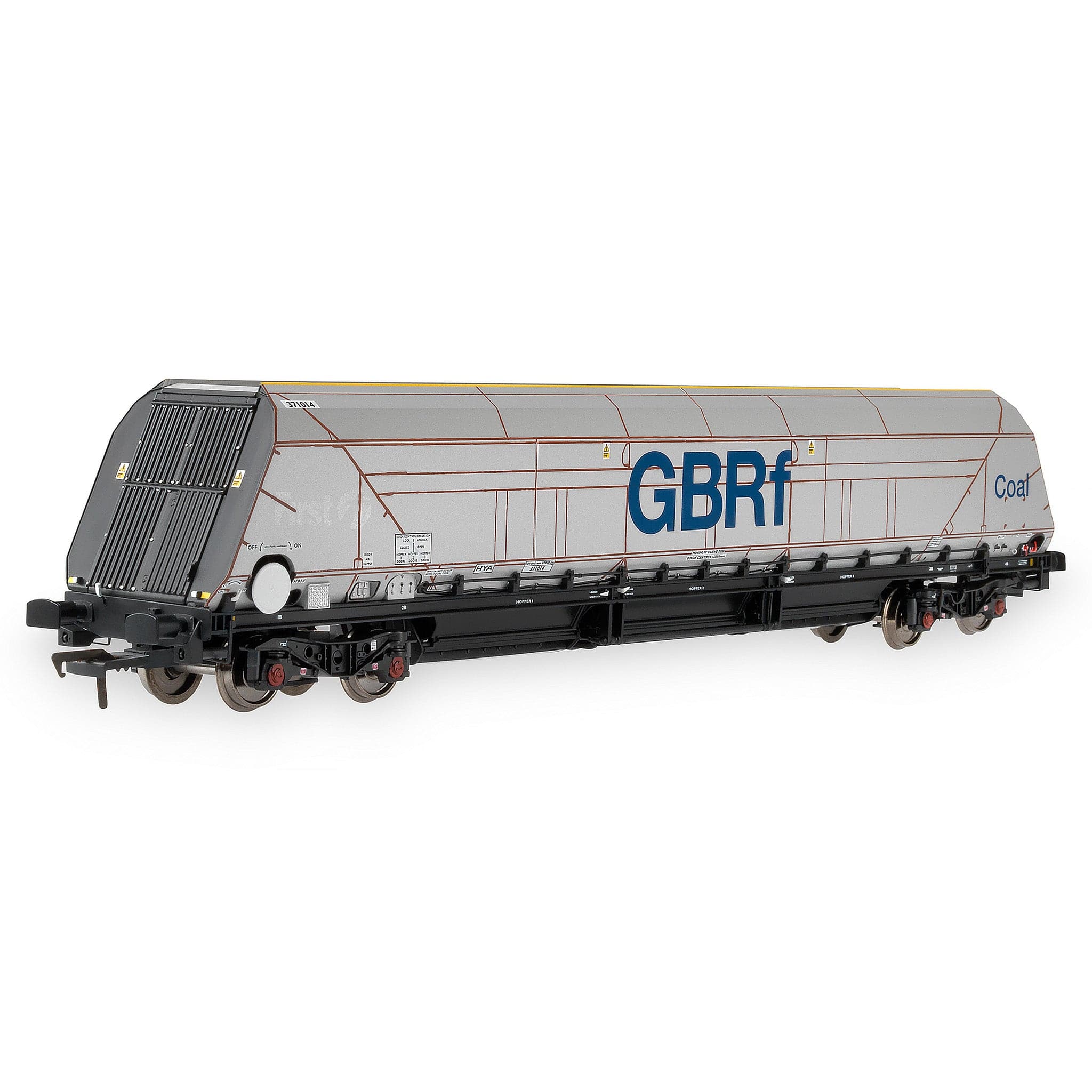 HYA Bogie Hopper Wagon - GBRf Coal Branding - Pack 1 - Image 6