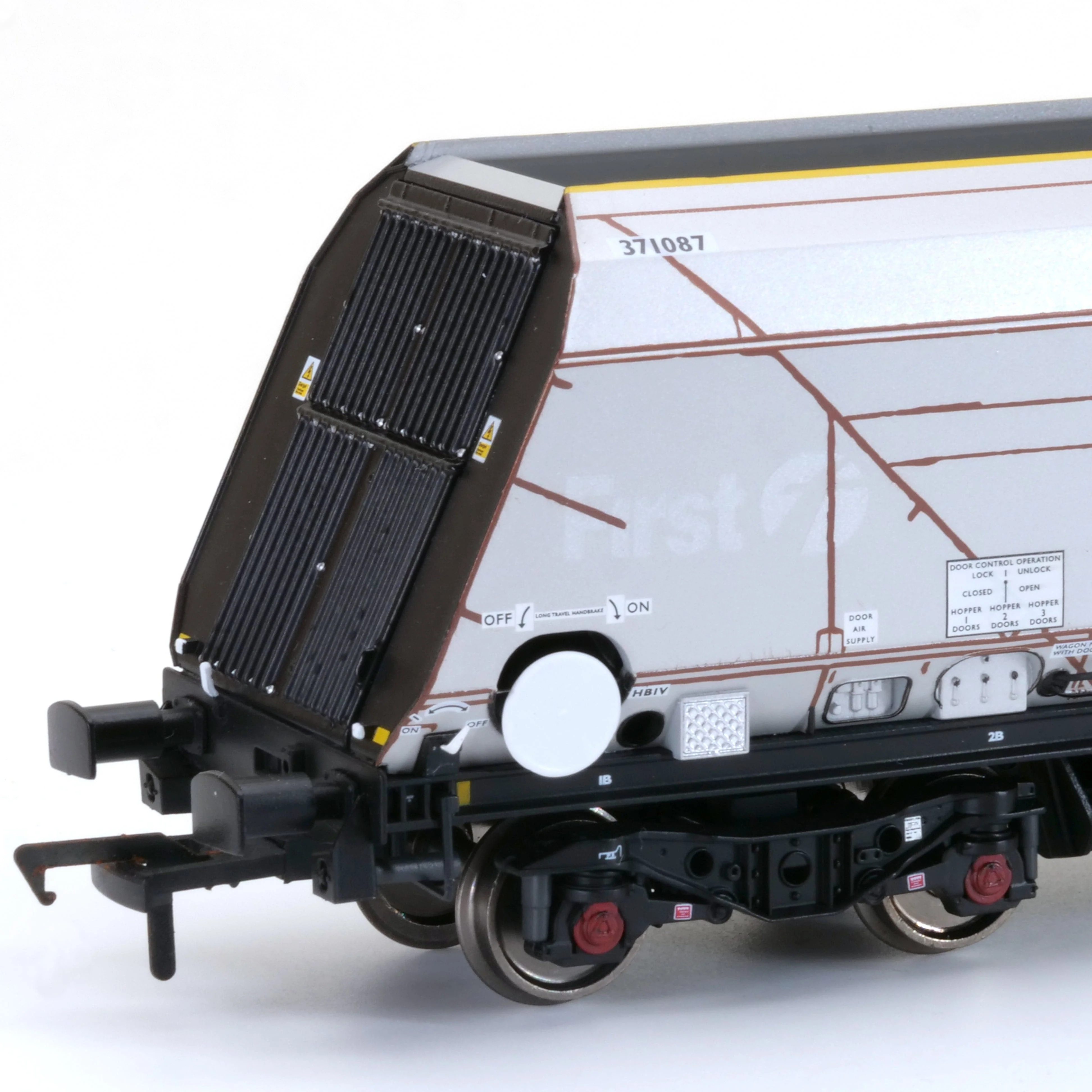 HYA Bogie Hopper Wagon - GBRf Coal Branding - Pack 3 - Image 7