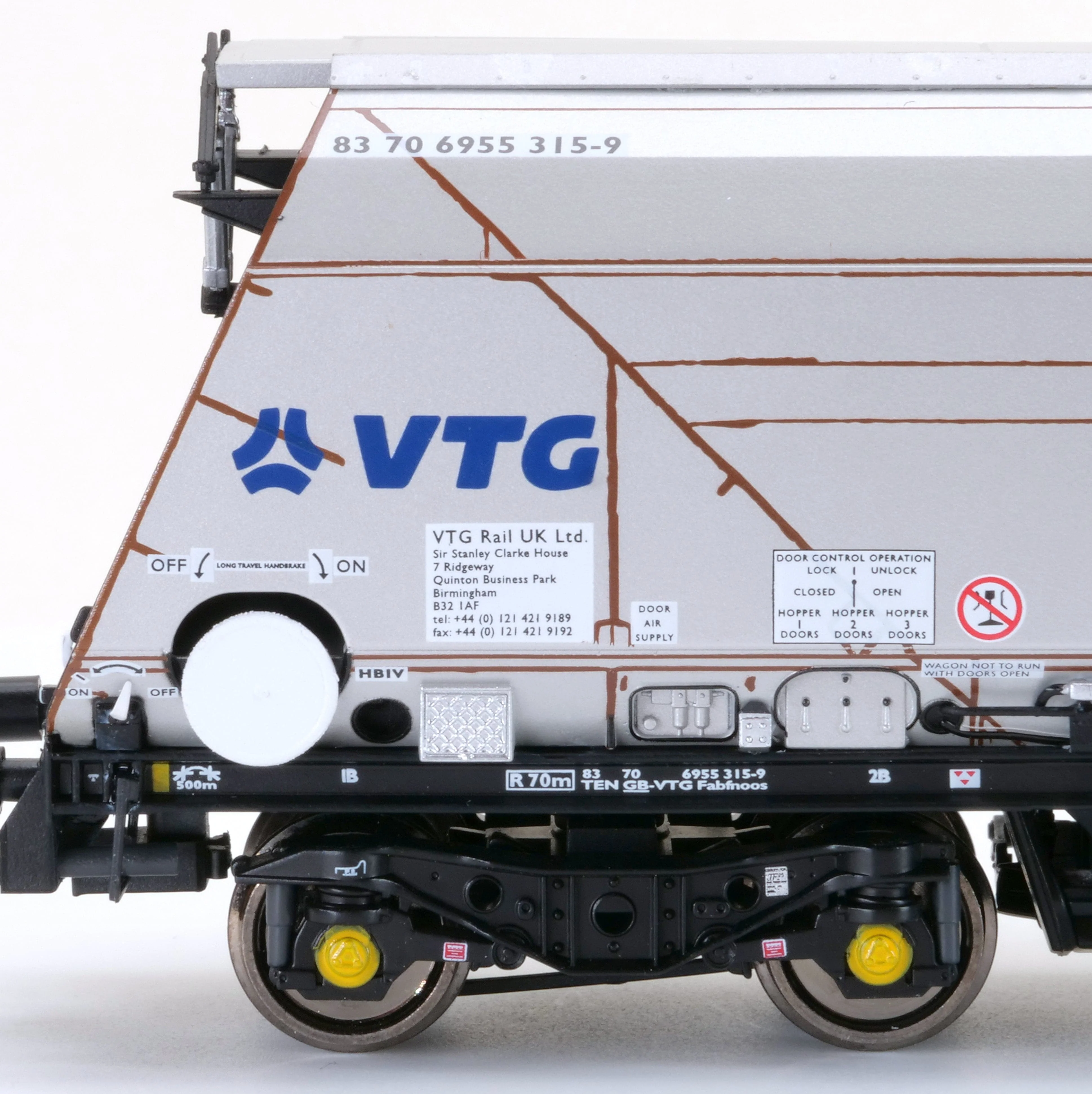 IIA Biomass Bogie Hopper Wagon - GBRf / VTG - Pack 3 - Image 7