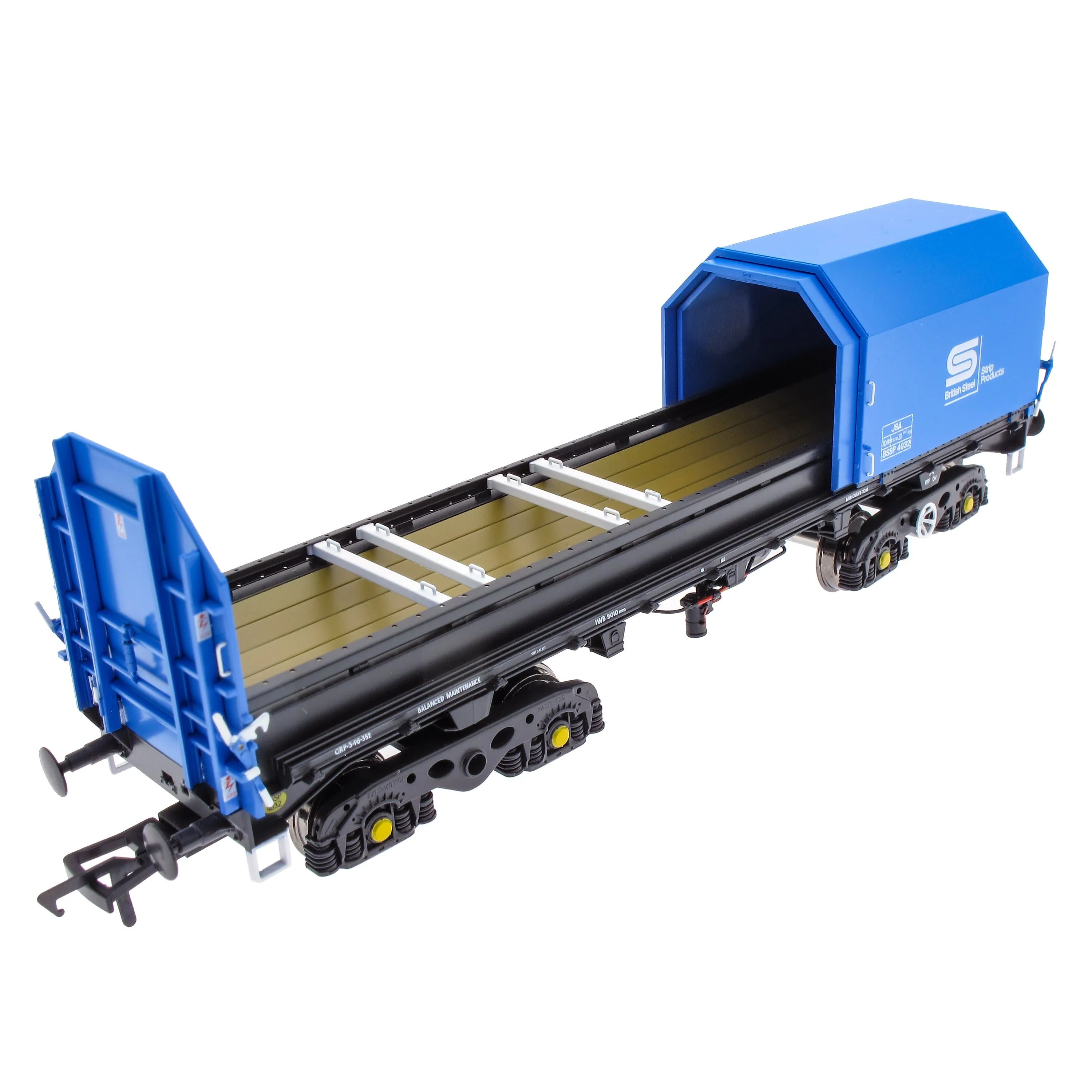 JSA Bogie Covered Steel Wagon Twin Pack - British Steel 1 - Image 11