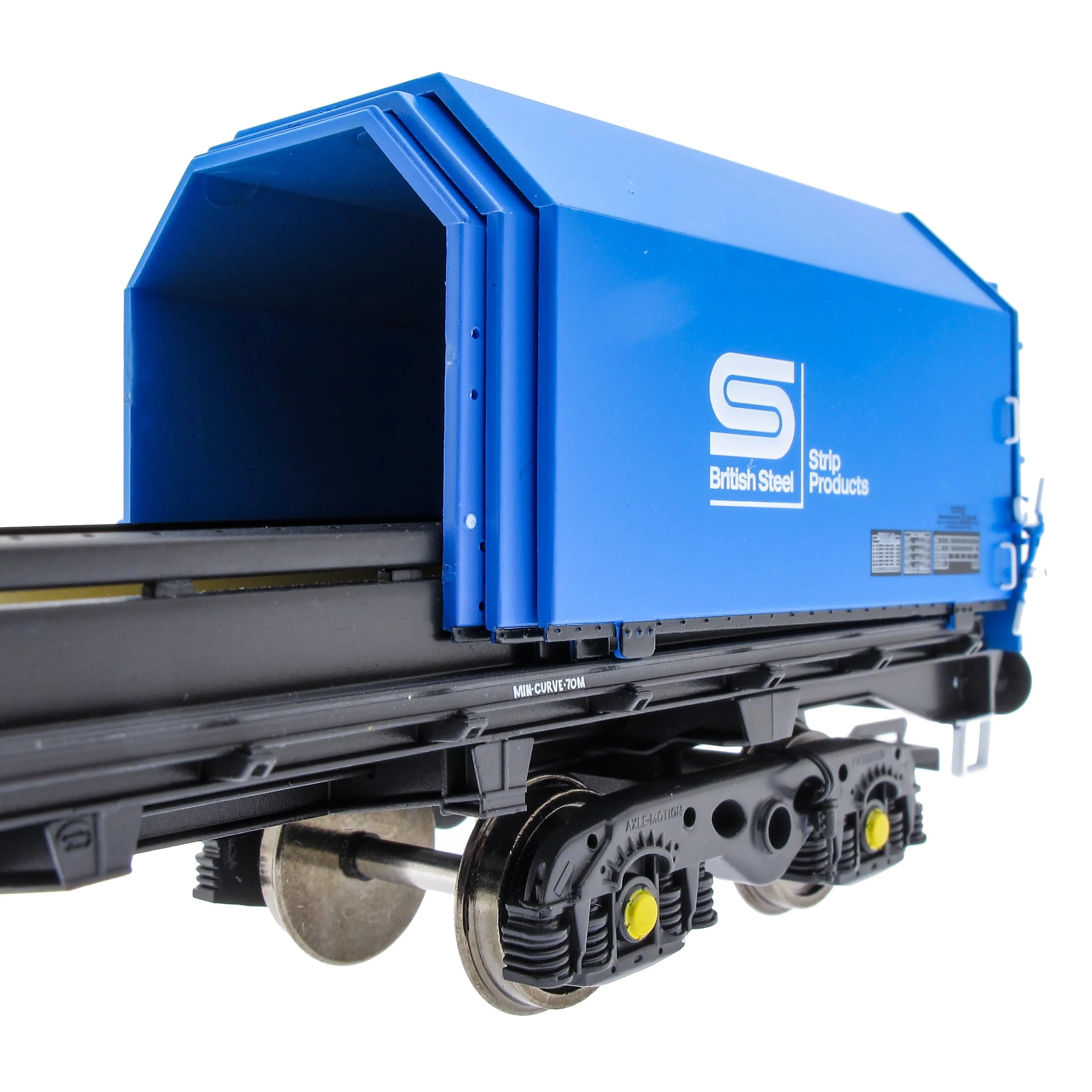JSA Bogie Covered Steel Wagon Twin Pack - British Steel 3 - Image 8