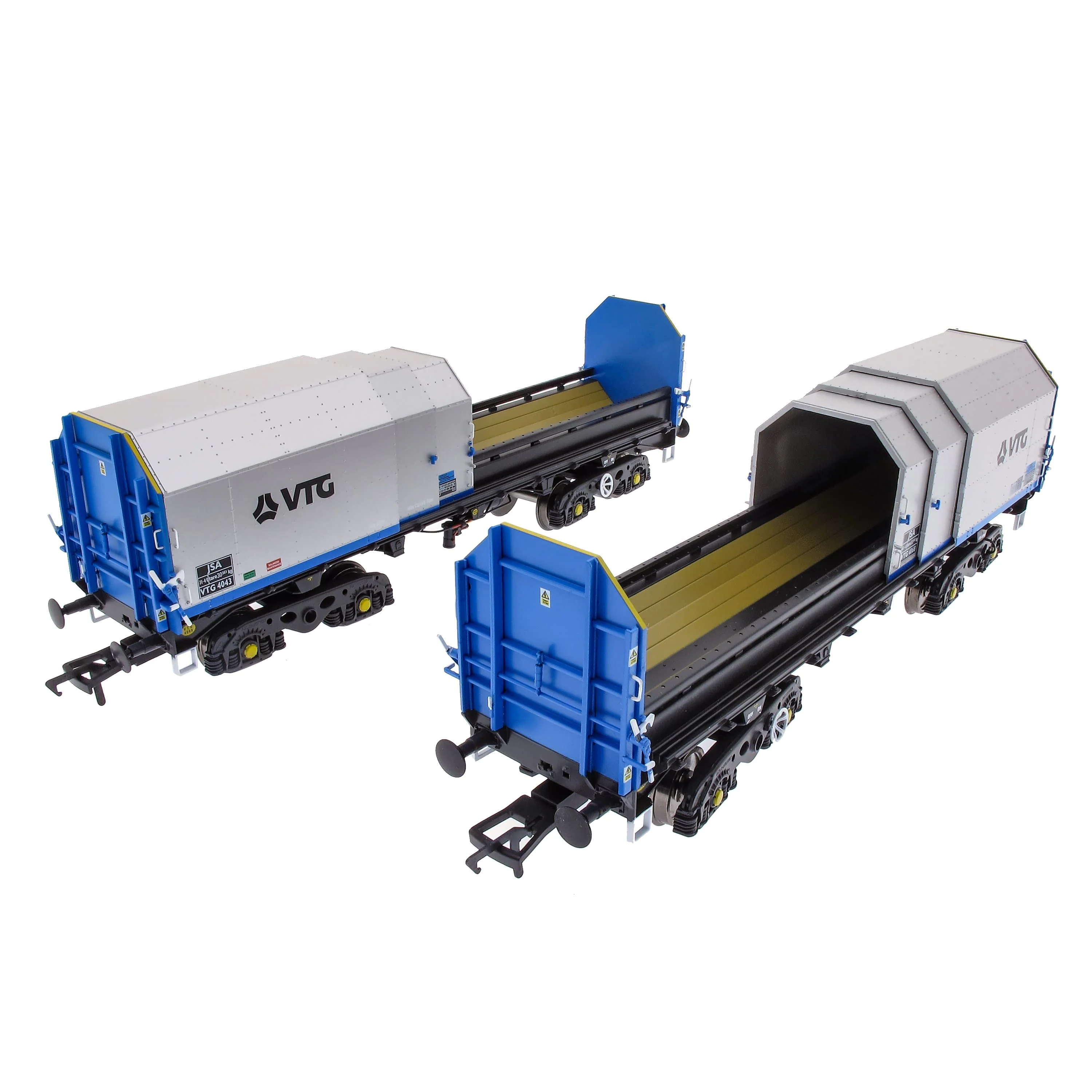 JSA Bogie Covered Steel Wagon Twin Pack - VTG 2 - Image 7