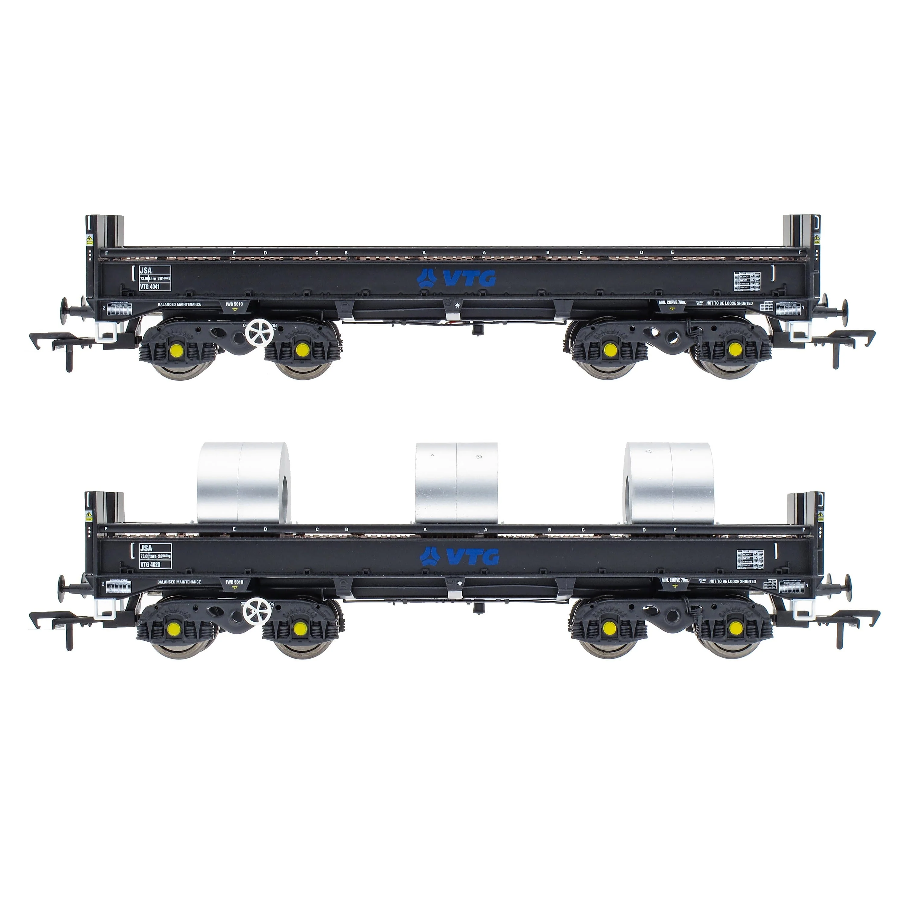 JSA Bogie Open Steel Wagon Twin Pack - VTG 1 - Image 2