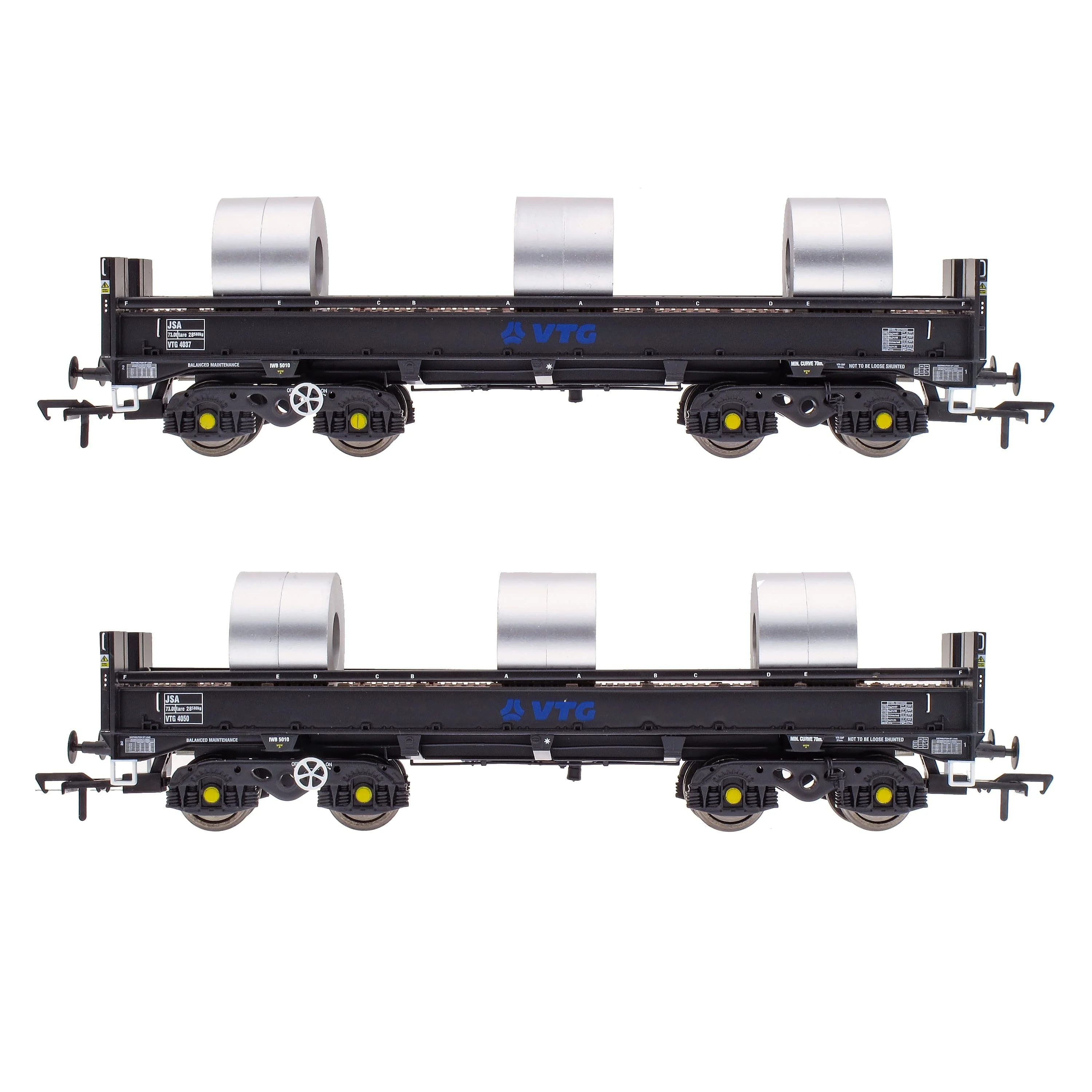 JSA Bogie Open Steel Wagon Twin Pack - VTG 2 - Image 2