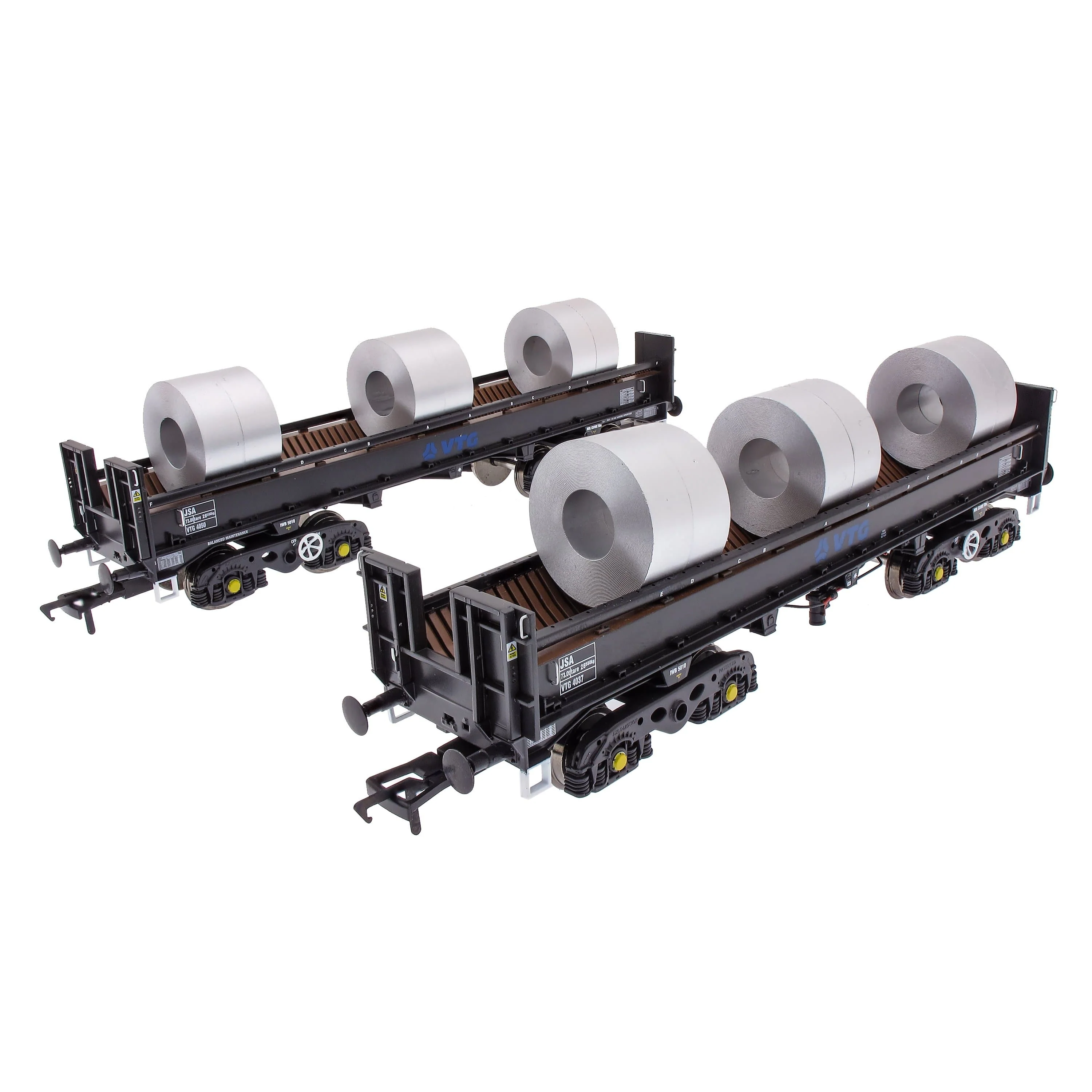 JSA Bogie Open Steel Wagon Twin Pack - VTG 2 - Image 7