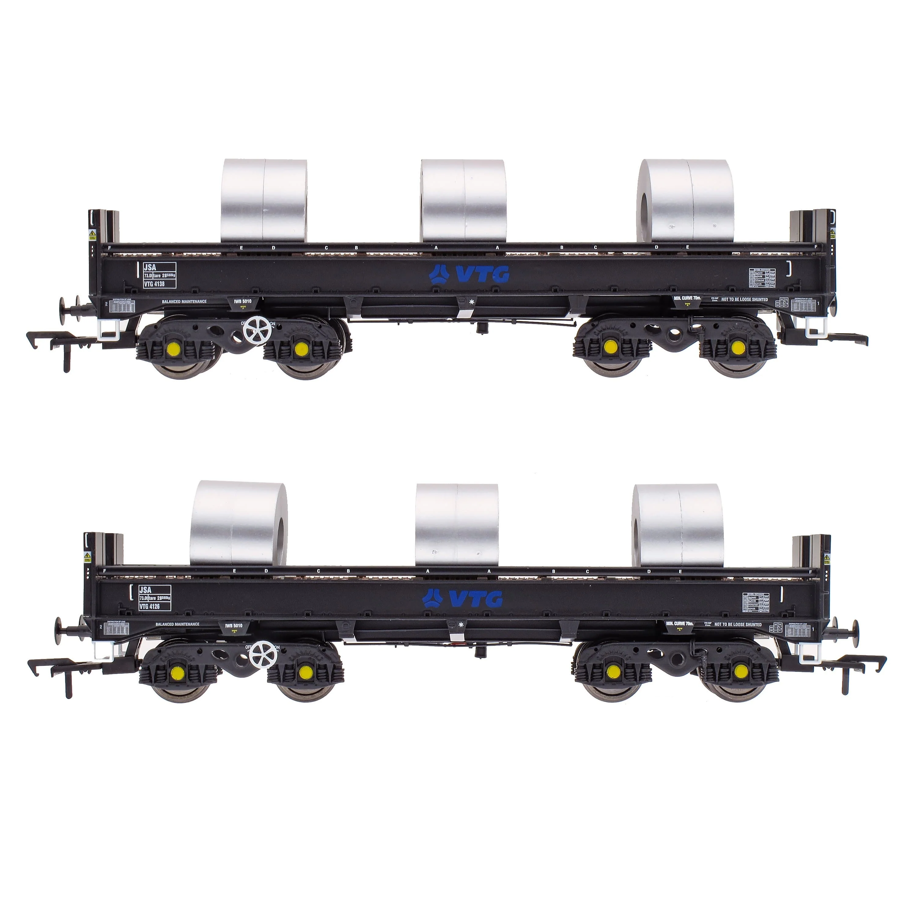 JSA Bogie Open Steel Wagon Twin Pack - VTG 3 - Image 2
